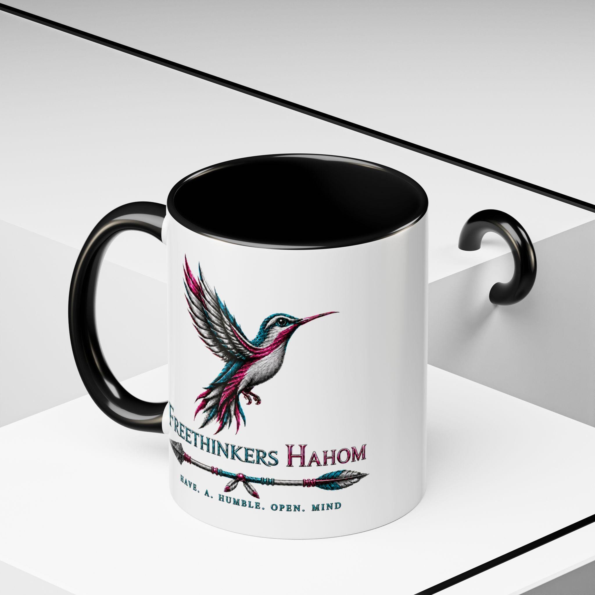 Freethinkers Hahom Hummingbird Mug | Accent Coffee Mug 11oz 15oz, view 12