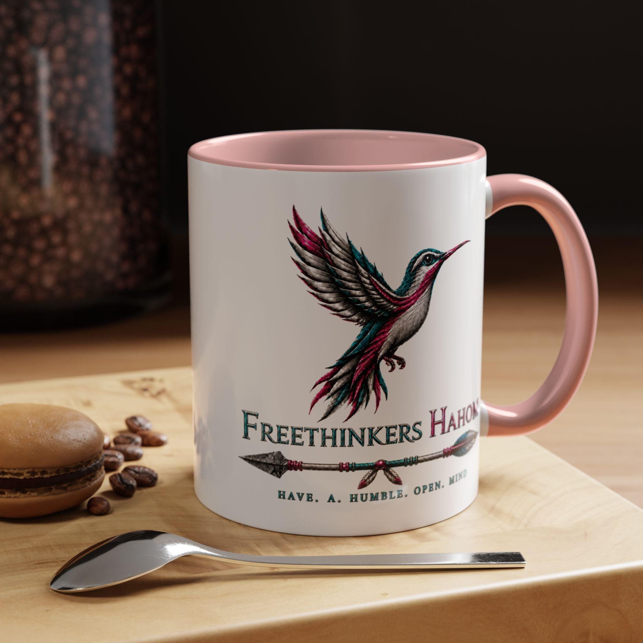 Freethinkers Hahom Hummingbird Mug | Accent Coffee Mug 11oz 15oz, view 17