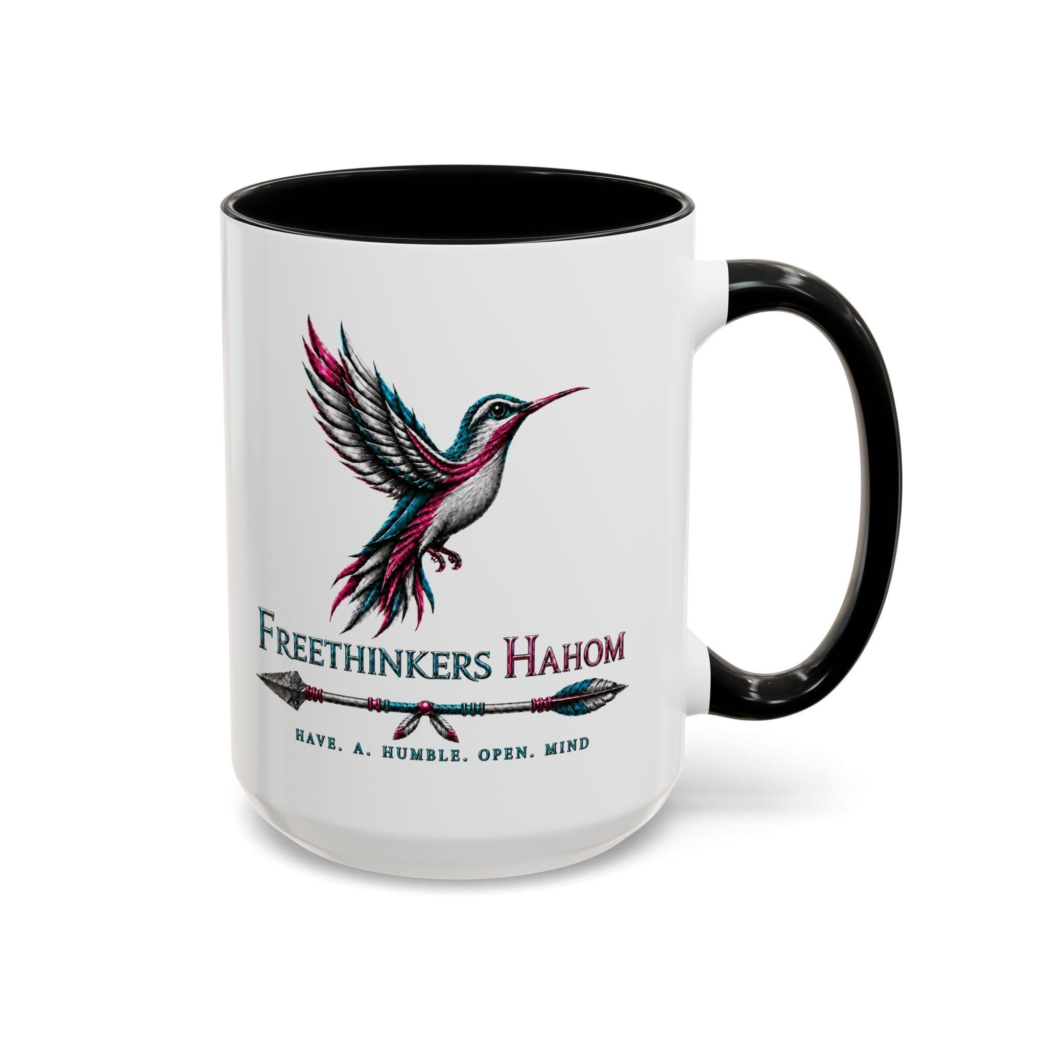 Freethinkers Hahom Hummingbird Mug | Accent Coffee Mug 11oz 15oz, view 20