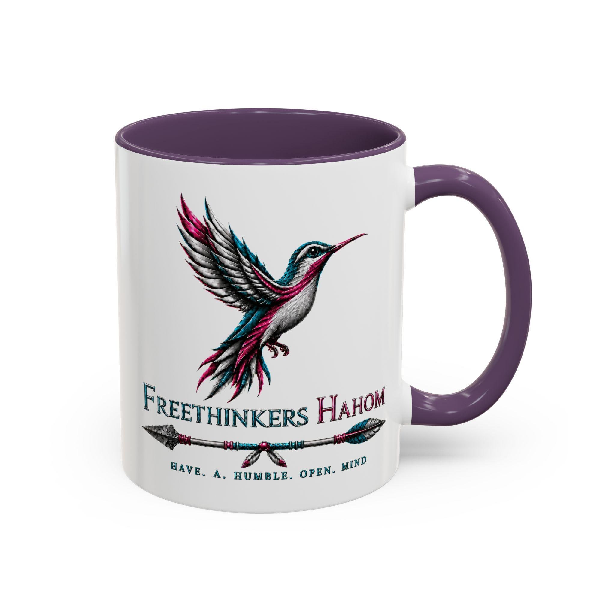 Freethinkers Hahom Hummingbird Mug | Accent Coffee Mug 11oz 15oz, view 3
