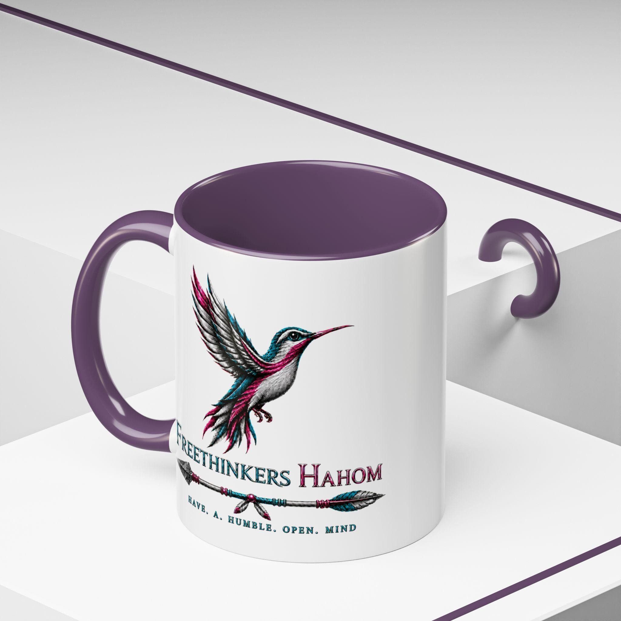 Freethinkers Hahom Hummingbird Mug | Accent Coffee Mug 11oz 15oz, view 7