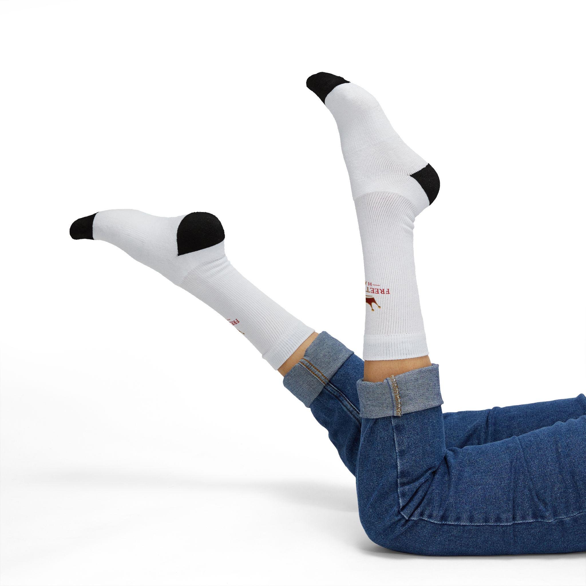 Freethinkers Hahom Sublimation Socks — 'Think Outside the Box' Statement Socks, view 8