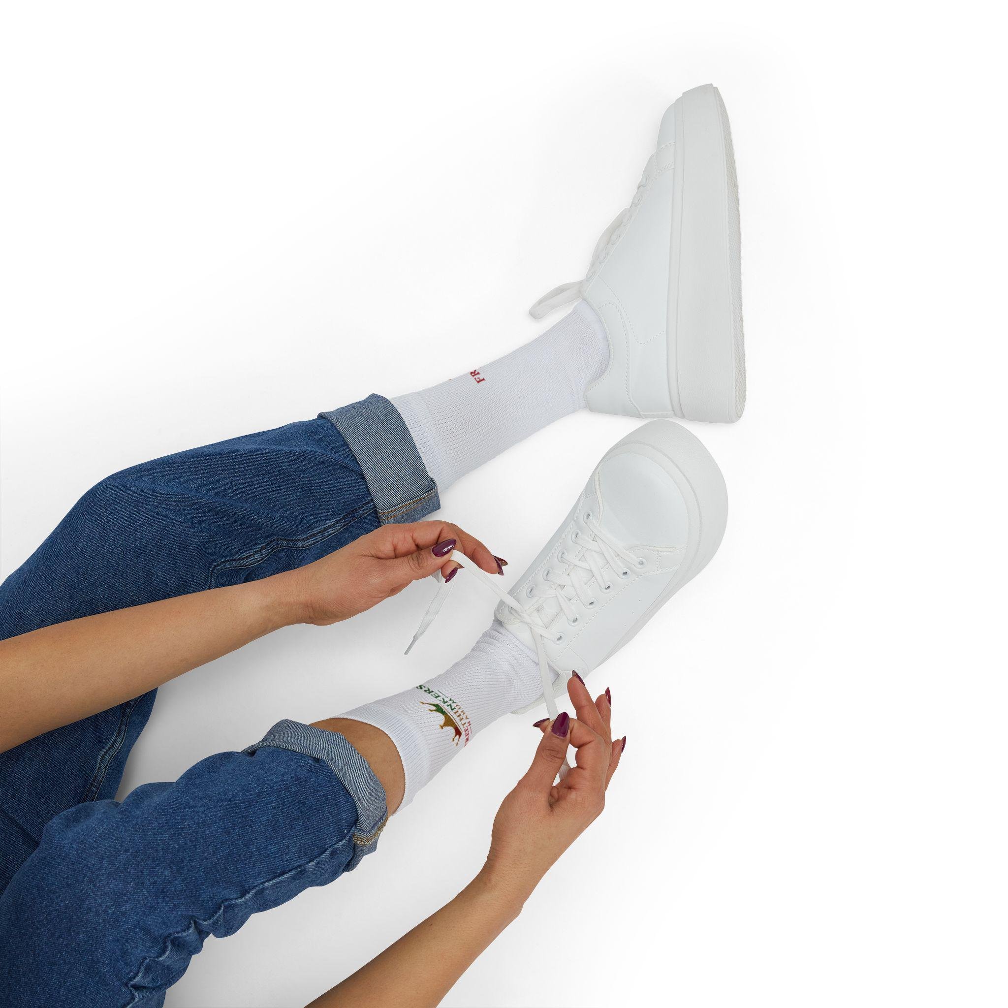Freethinkers Hahom Sublimation Socks — 'Think Outside the Box' Statement Socks, view 9