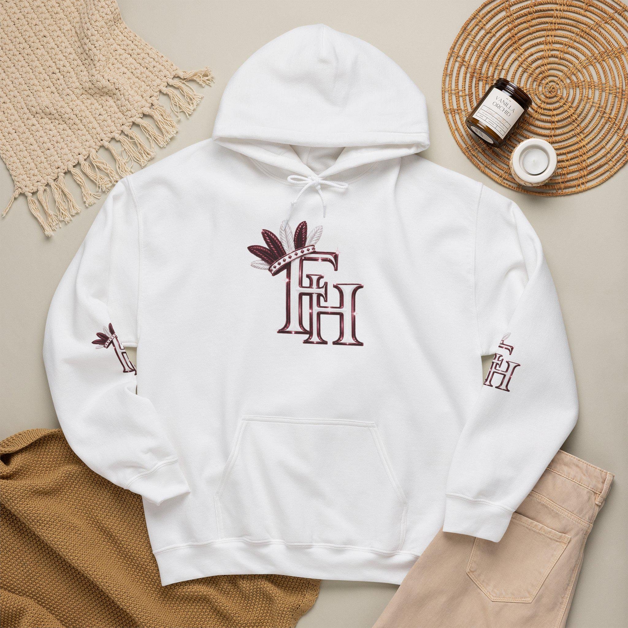 Freethinkers Hahom initials pull over Hoodie, view 8
