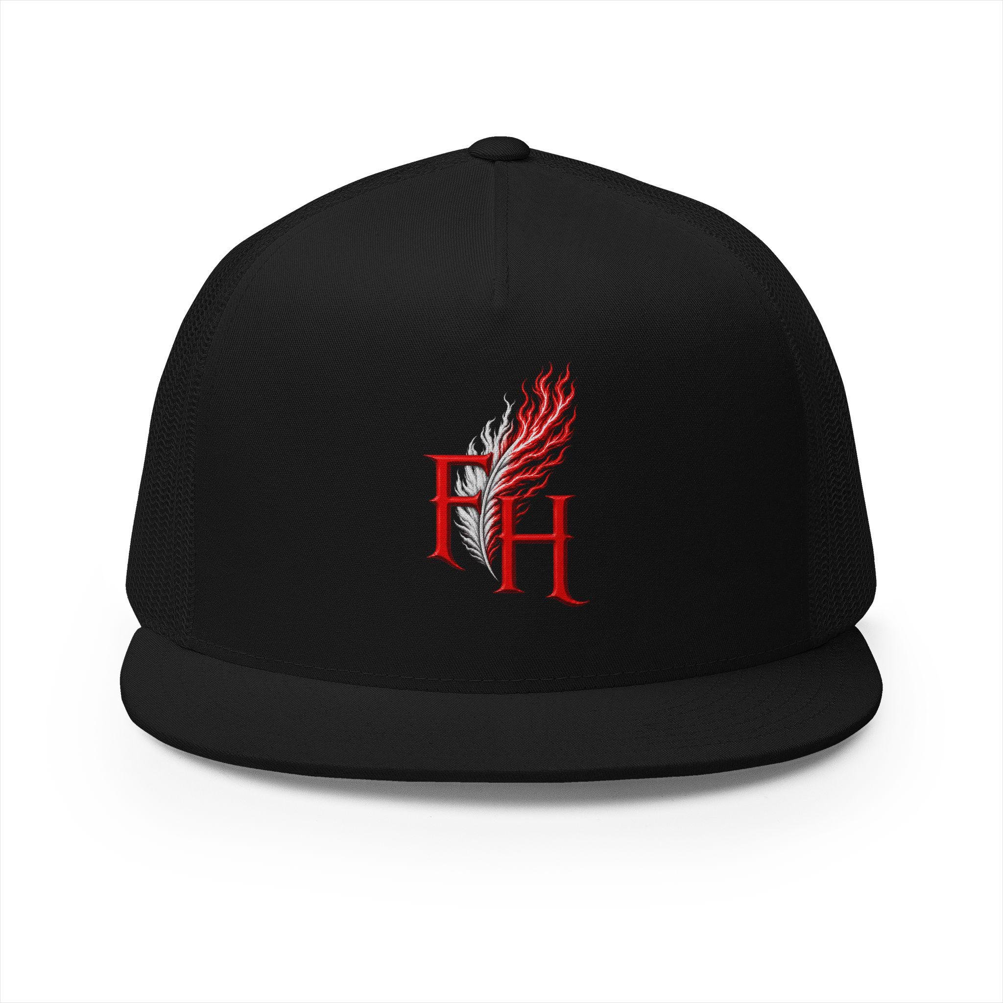 Freethinkers Hahom FH Flaming Feather Trucker Cap Mesh Snapback