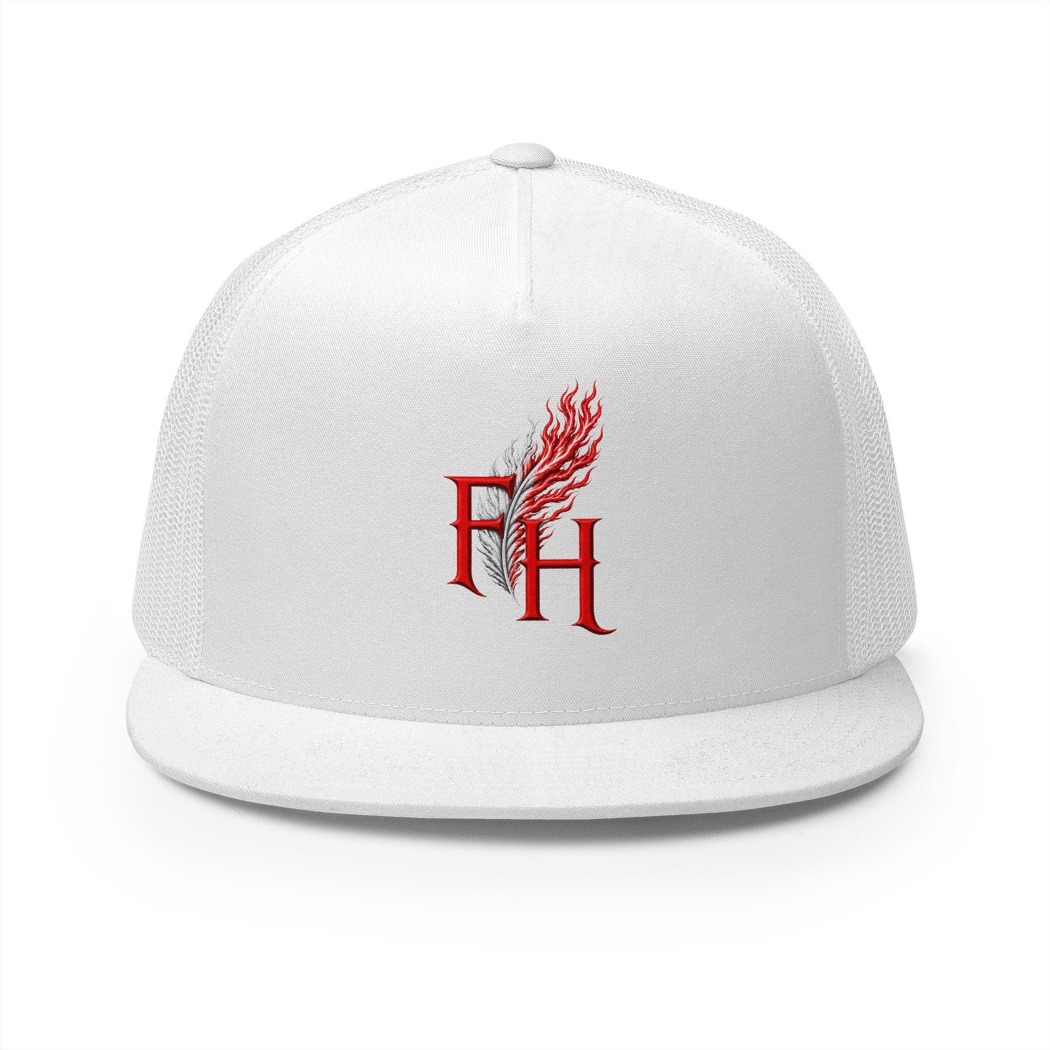 Freethinkers Hahom FH Flaming Feather Trucker Cap Mesh Snapback, view 2