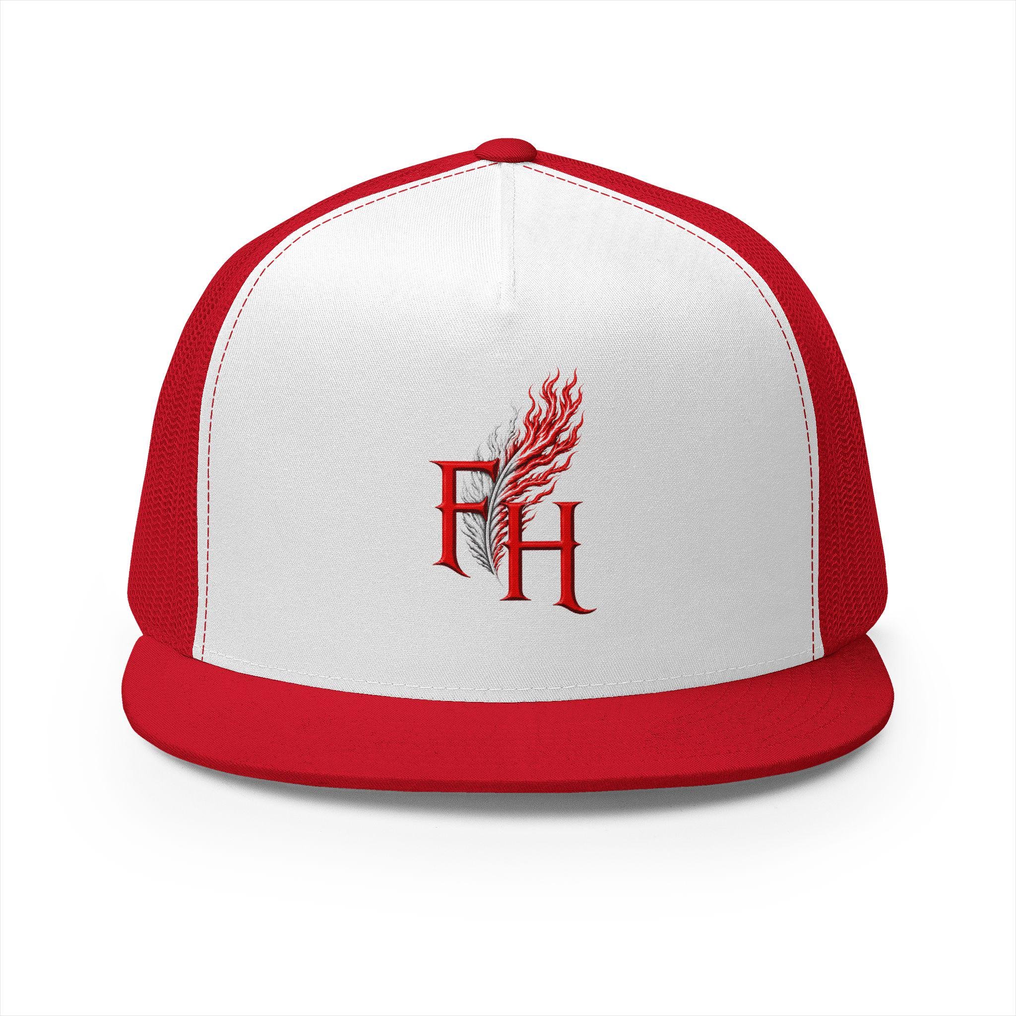 Freethinkers Hahom FH Flaming Feather Trucker Cap Mesh Snapback, view 8