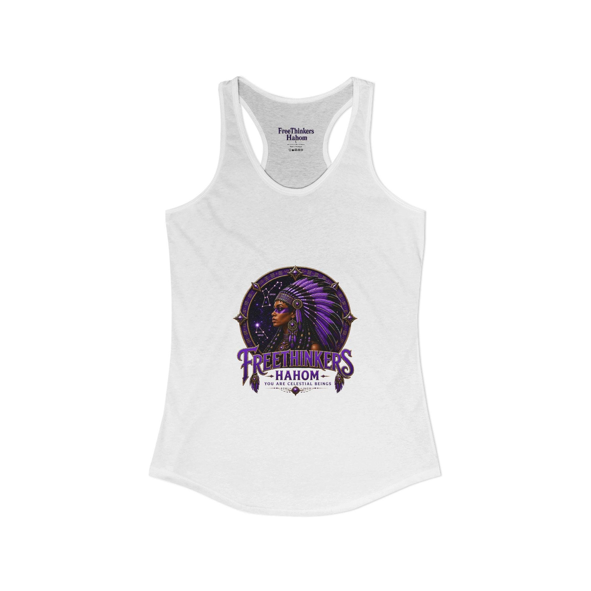 Freethinkers Hahom American Chieftess Women's Ideal Racerback Tank