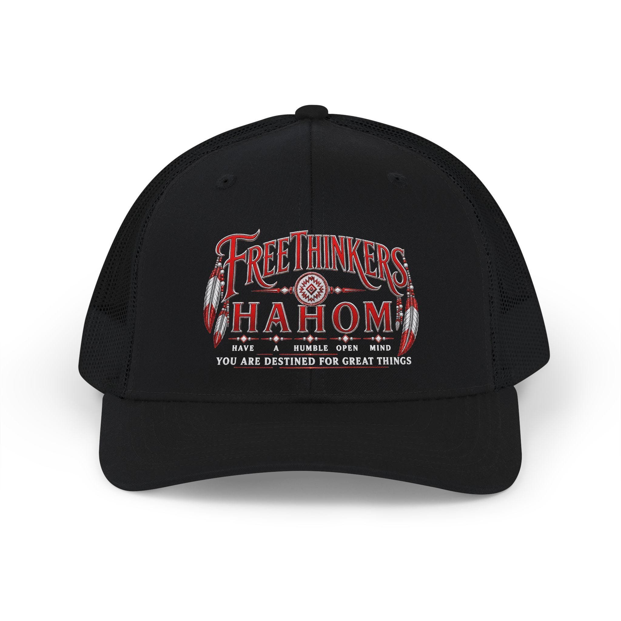 Free Thinkers HAHOM Inspirational Graphic Snapback Trucker Cap