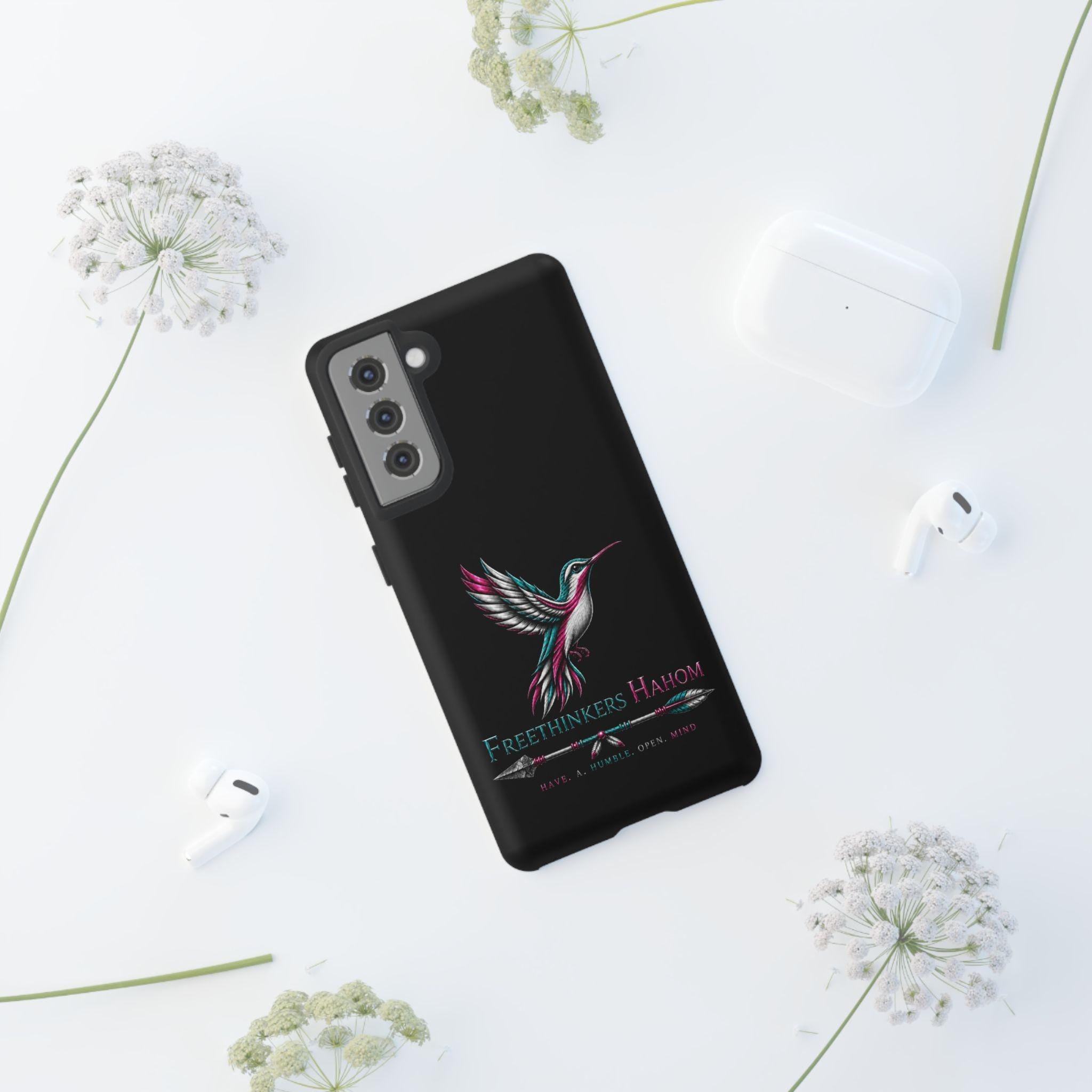 Hummingbird Illustration Tough Case | Freethinkers Hahom Phone Case, view 10