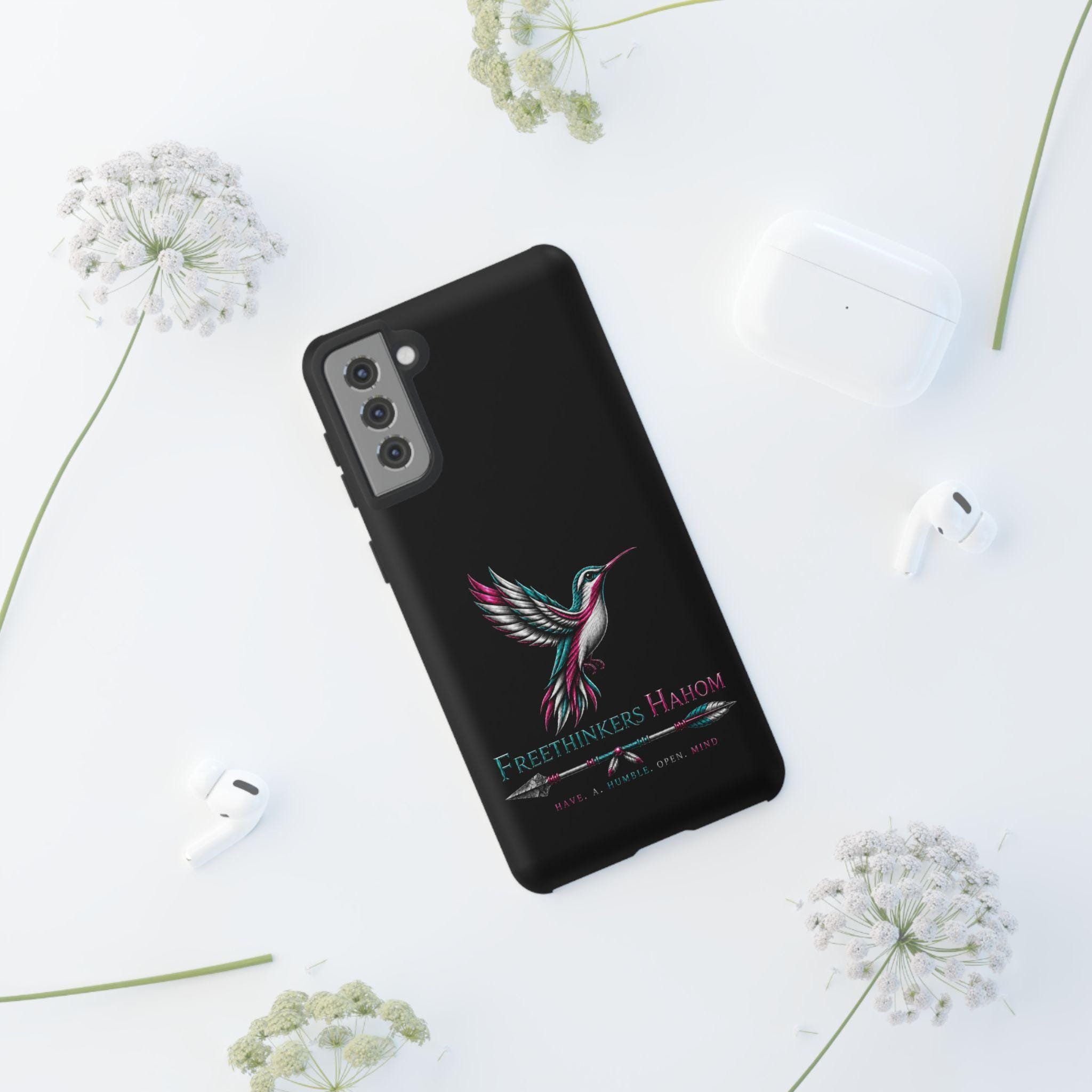 Hummingbird Illustration Tough Case | Freethinkers Hahom Phone Case, view 14