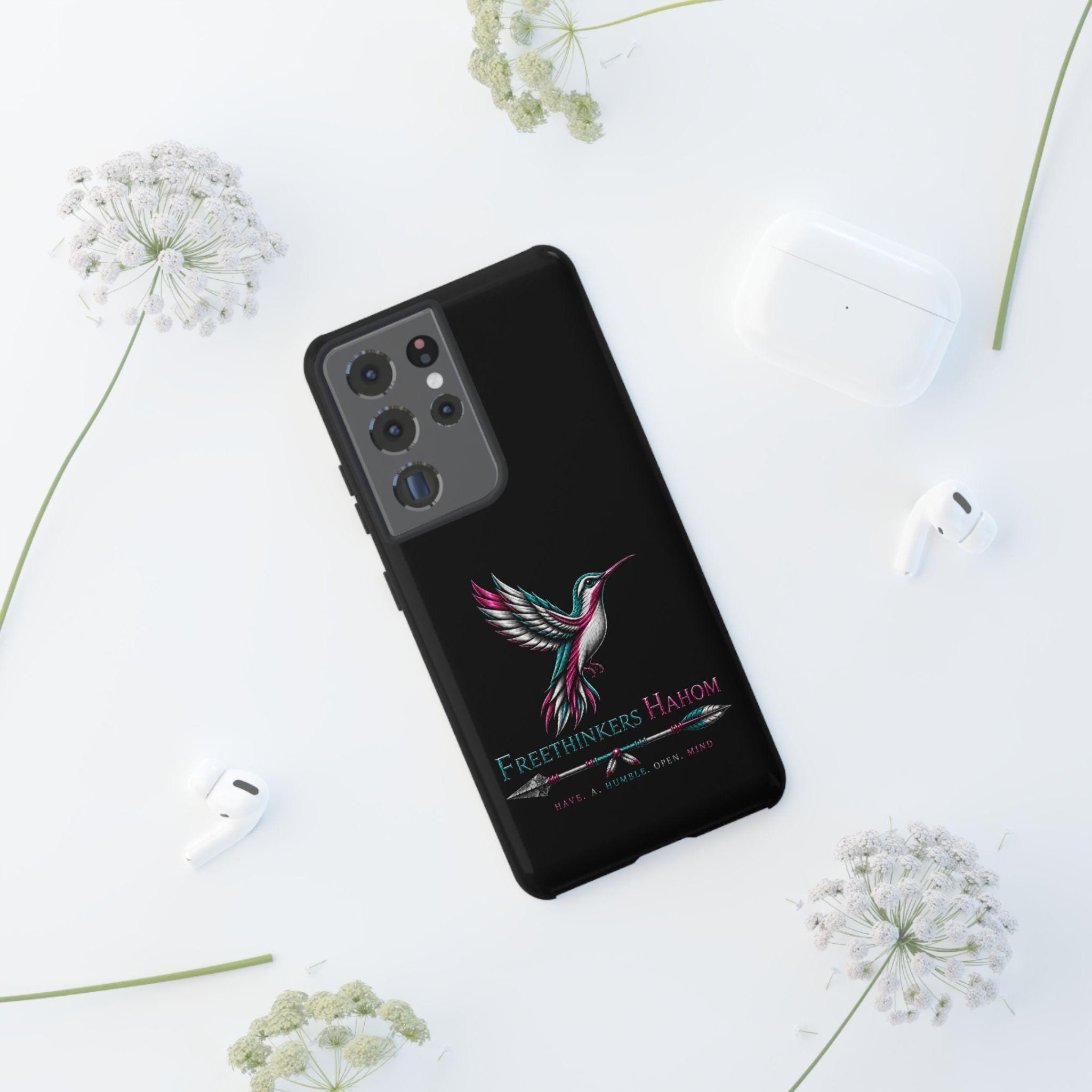 Hummingbird Illustration Tough Case | Freethinkers Hahom Phone Case, view 16