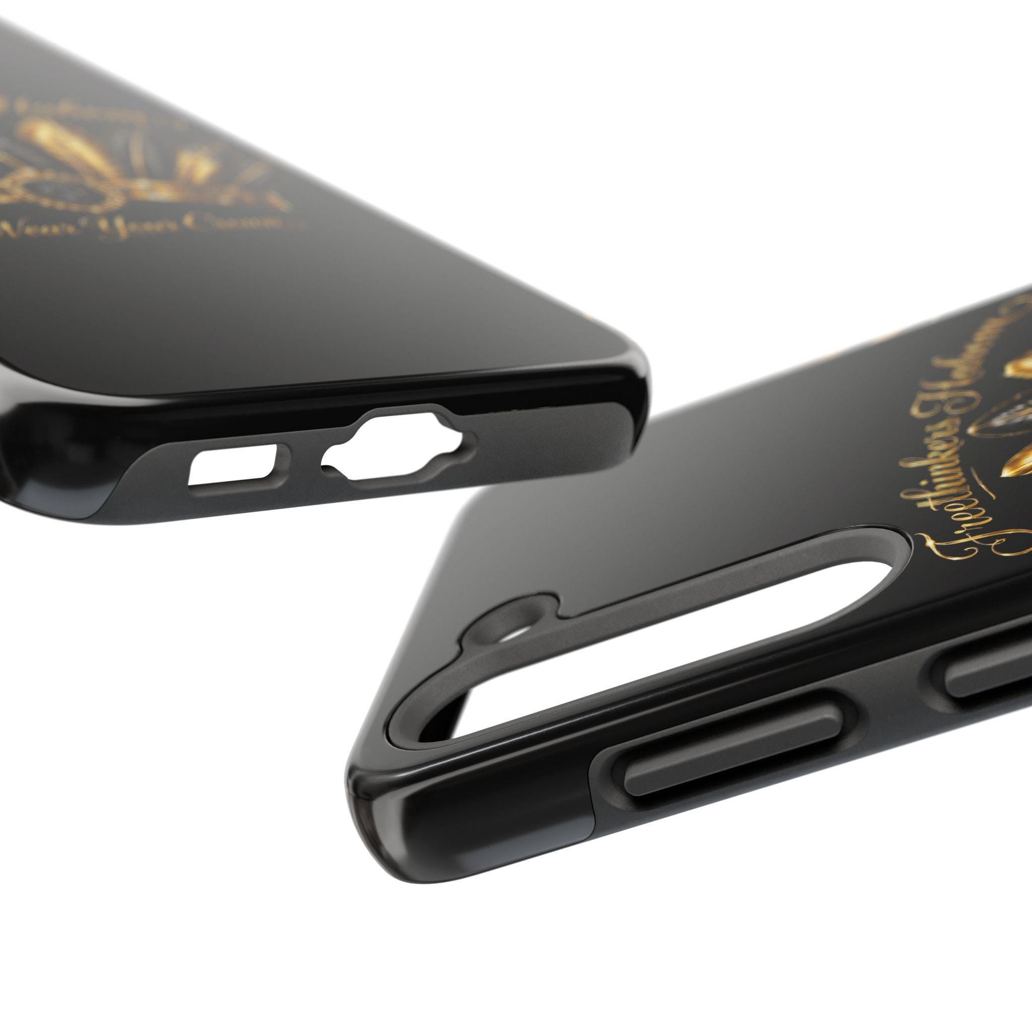 Gold Feather Crown phone case | Freethinkers Hahom Wear Your Crown, view 7