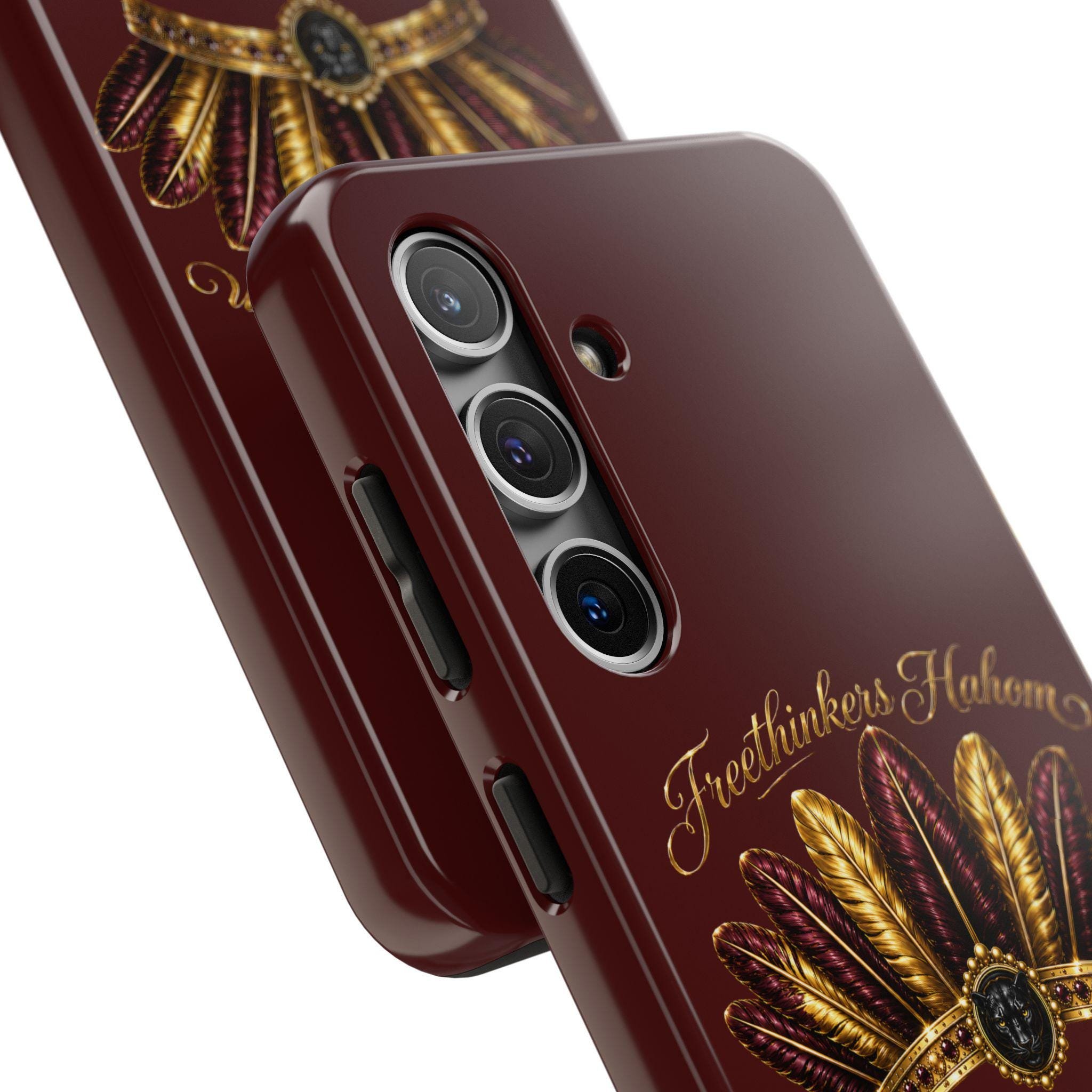 Freethinkers Hahom Tough Phone Case Feather Crown Phone Case, view 10