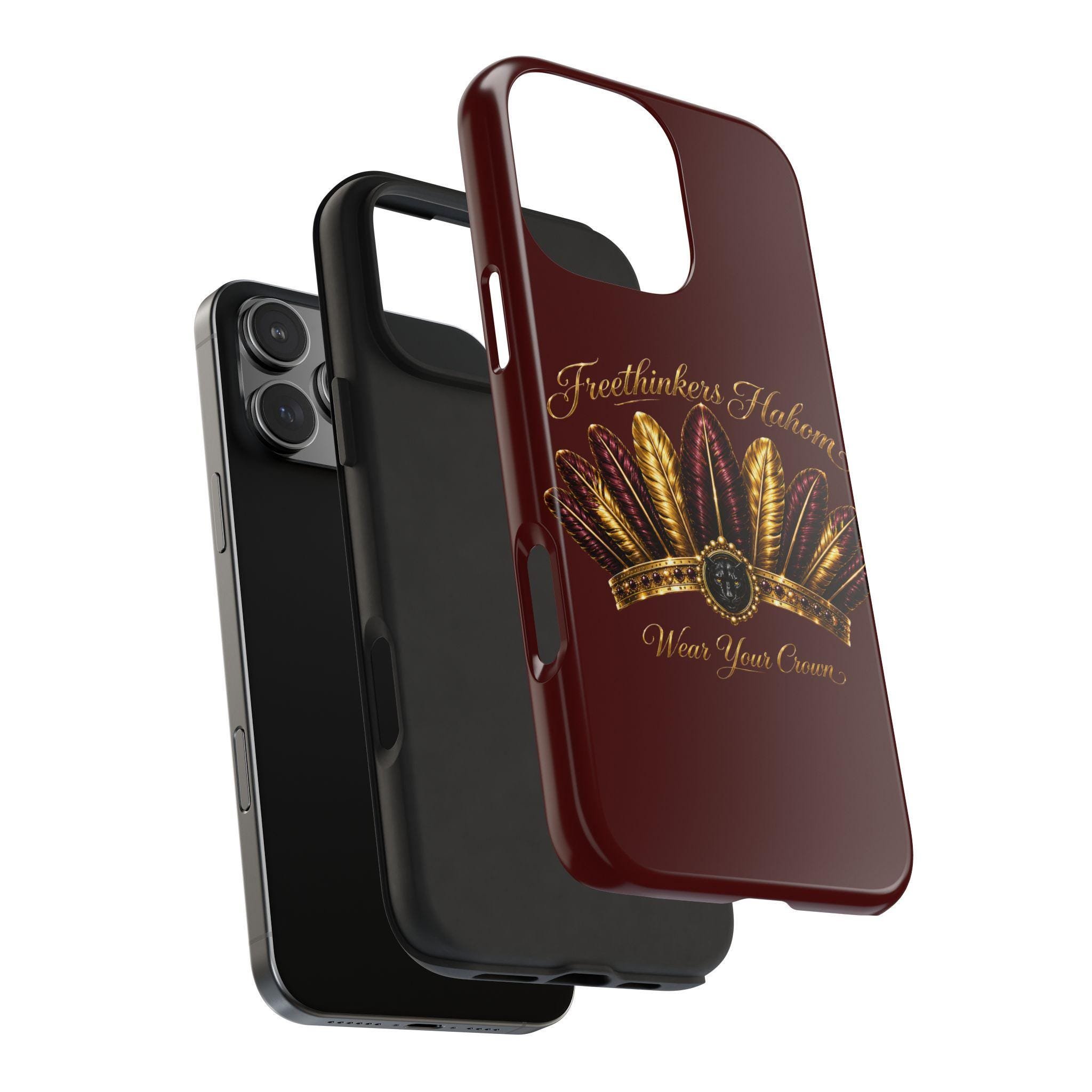 Freethinkers Hahom Tough Phone Case Feather Crown Phone Case, view 13