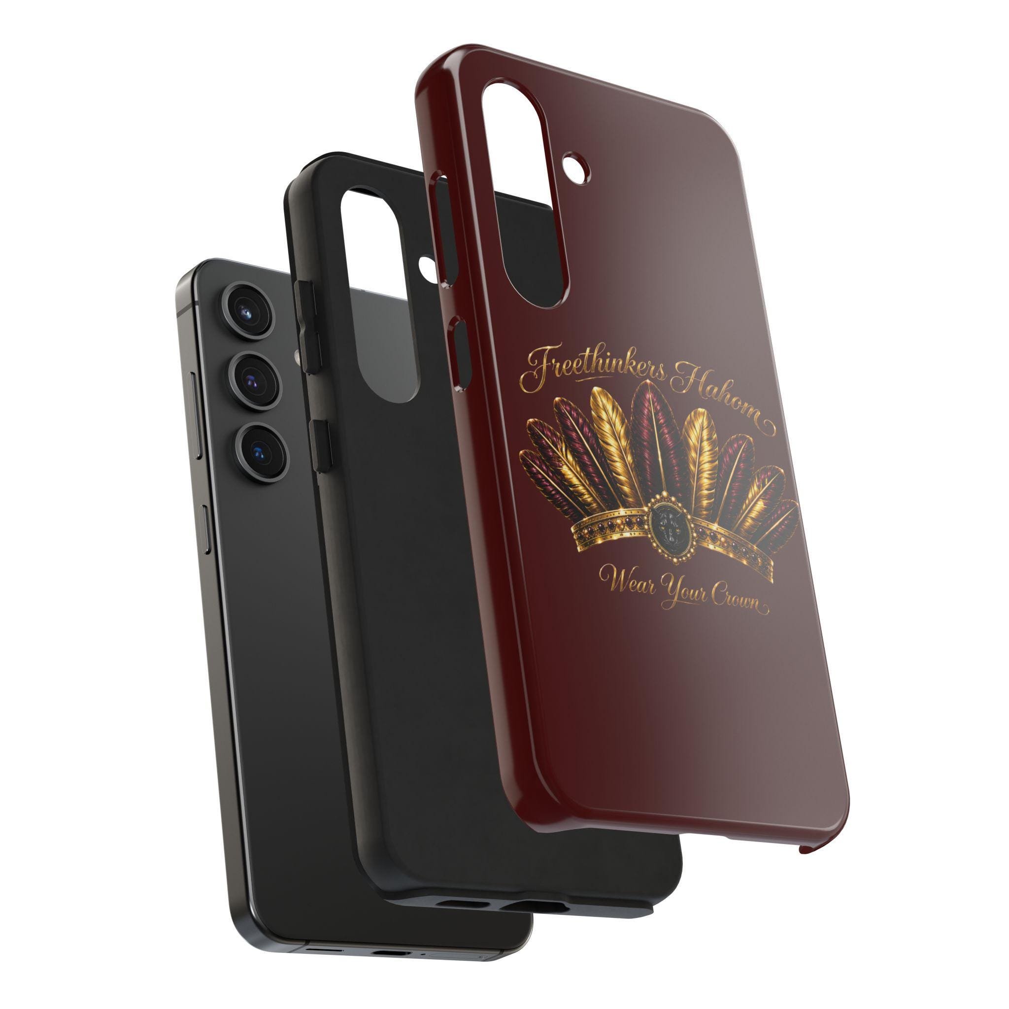 Freethinkers Hahom Tough Phone Case Feather Crown Phone Case, view 14