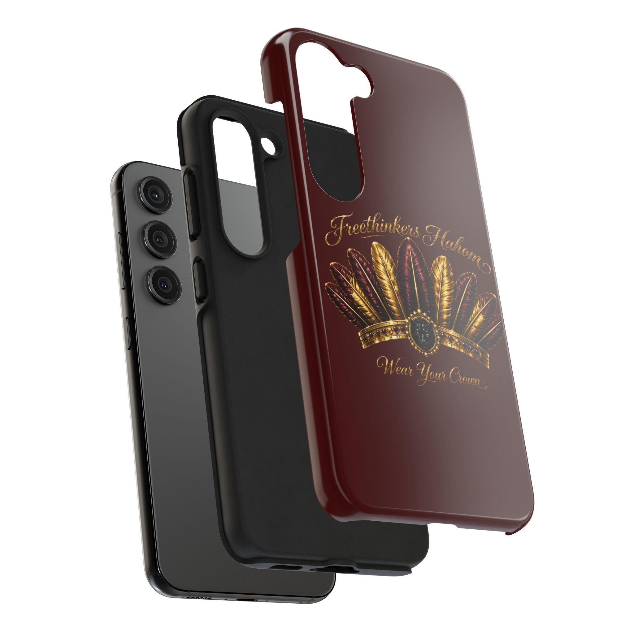Freethinkers Hahom Tough Phone Case Feather Crown Phone Case, view 15