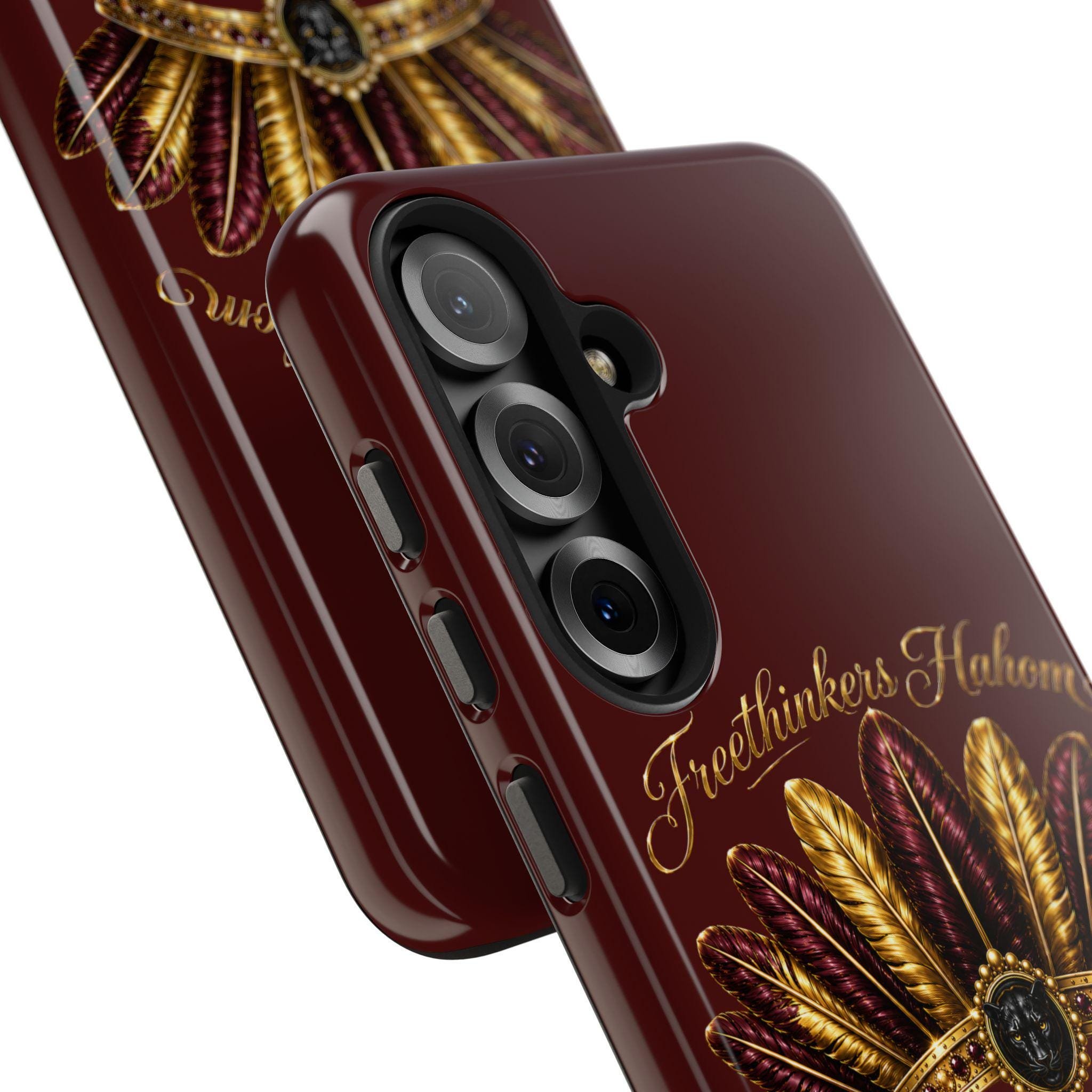 Freethinkers Hahom Tough Phone Case Feather Crown Phone Case, view 9