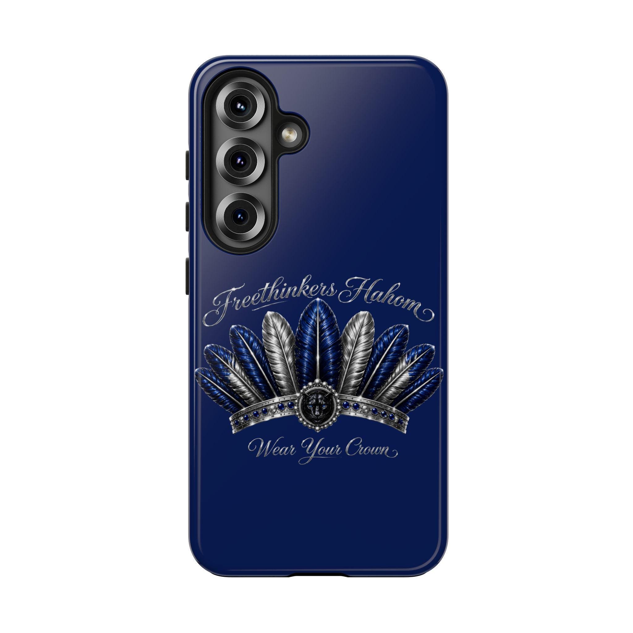 Freethinkers Hahom Tough Phone Case Feather Crown Design