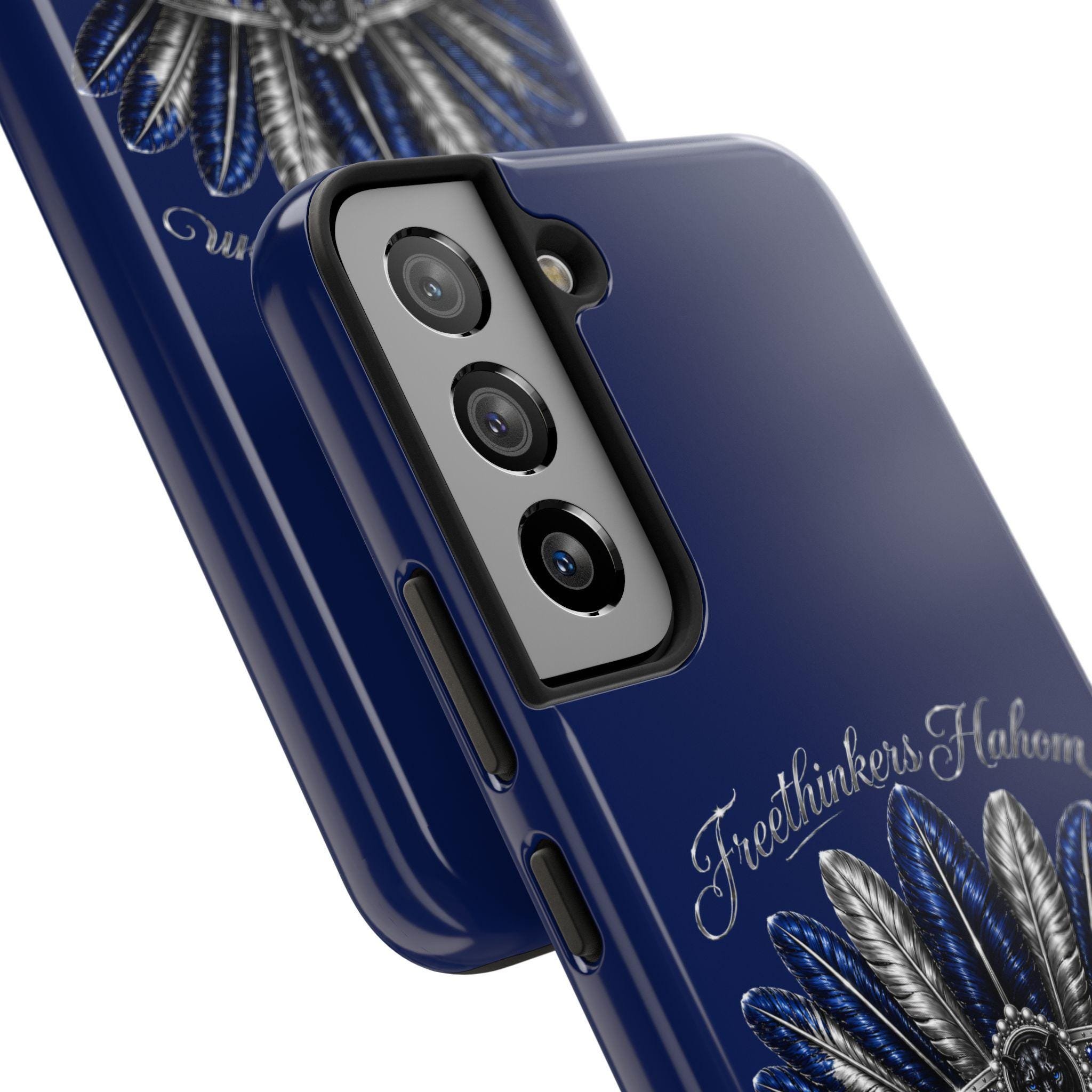 Freethinkers Hahom Tough Phone Case Feather Crown Design, view 11
