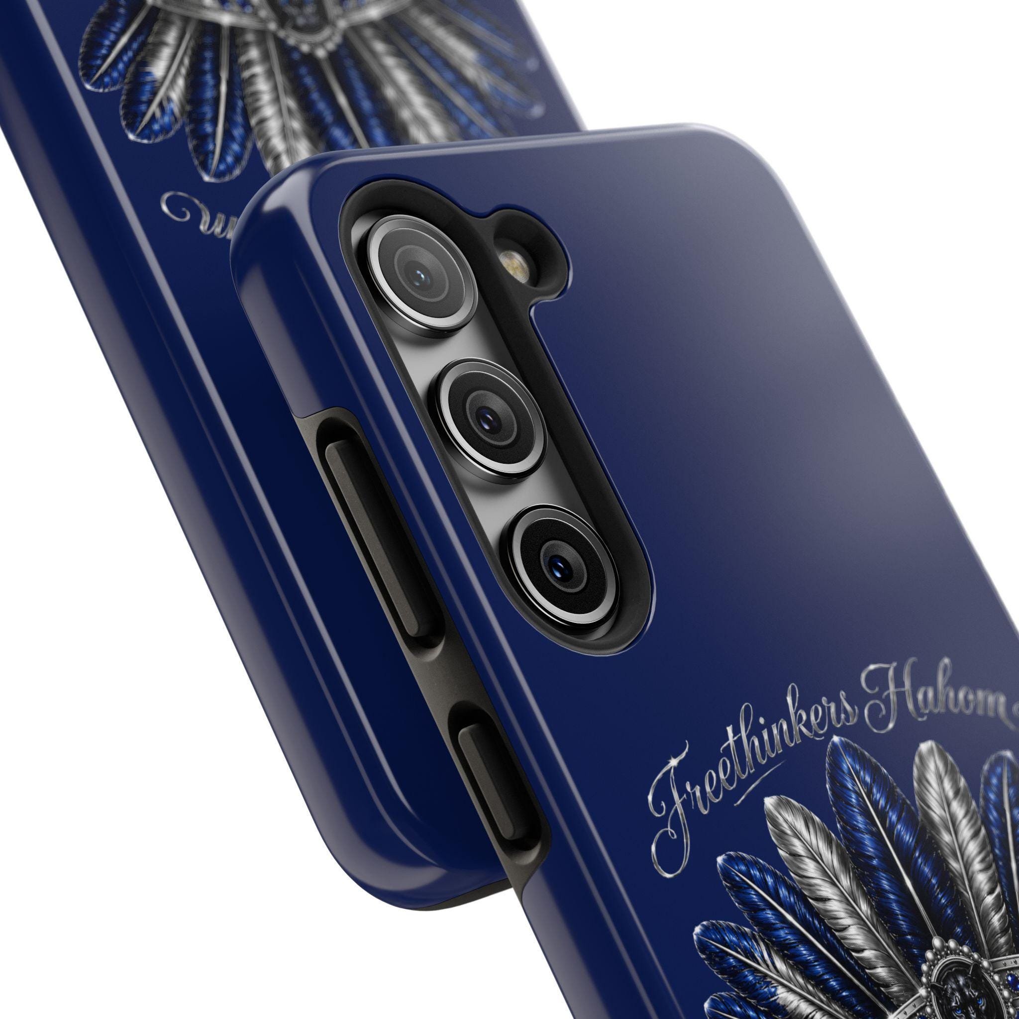 Freethinkers Hahom Tough Phone Case Feather Crown Design, view 12