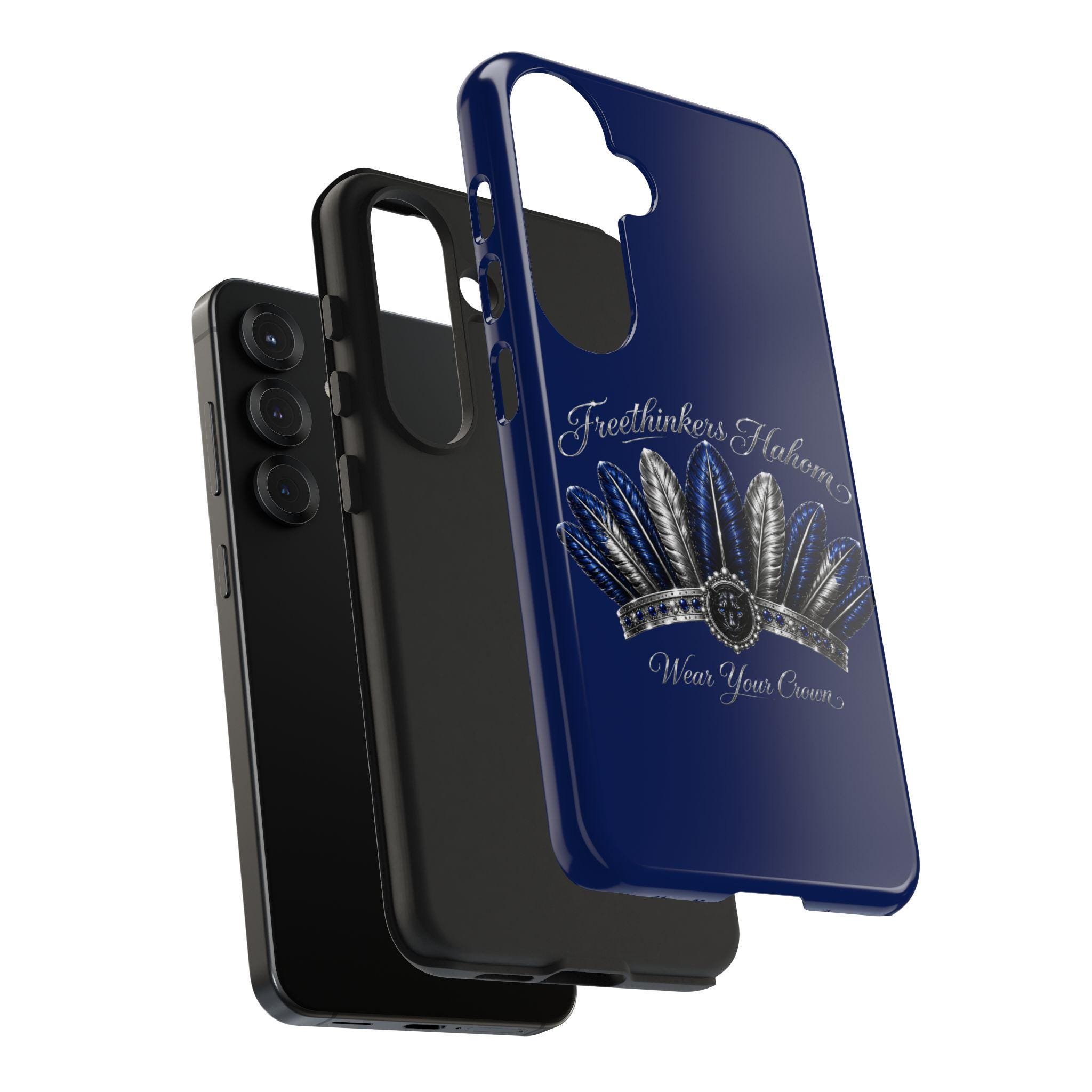 Freethinkers Hahom Tough Phone Case Feather Crown Design, view 15