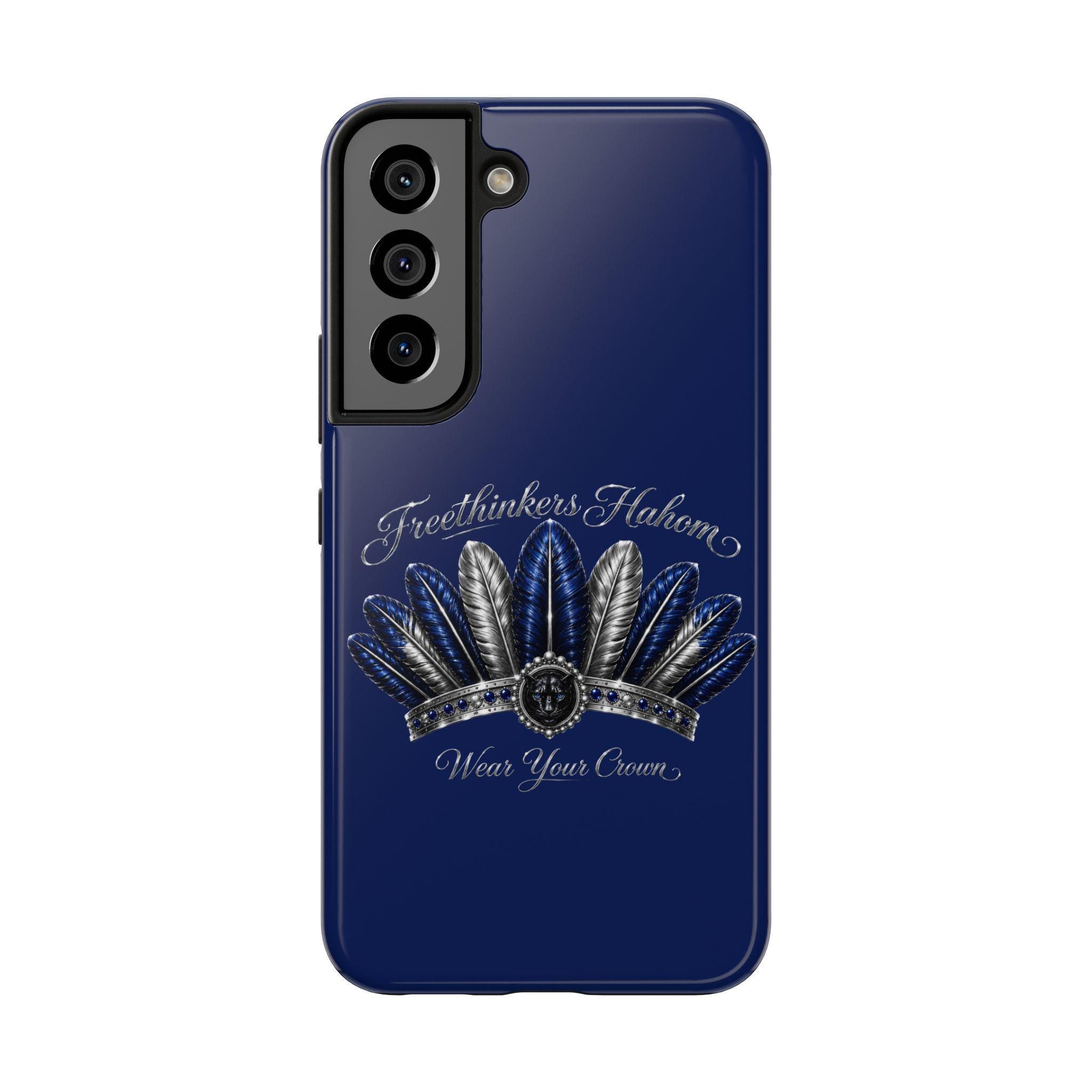 Freethinkers Hahom Tough Phone Case Feather Crown Design, view 8
