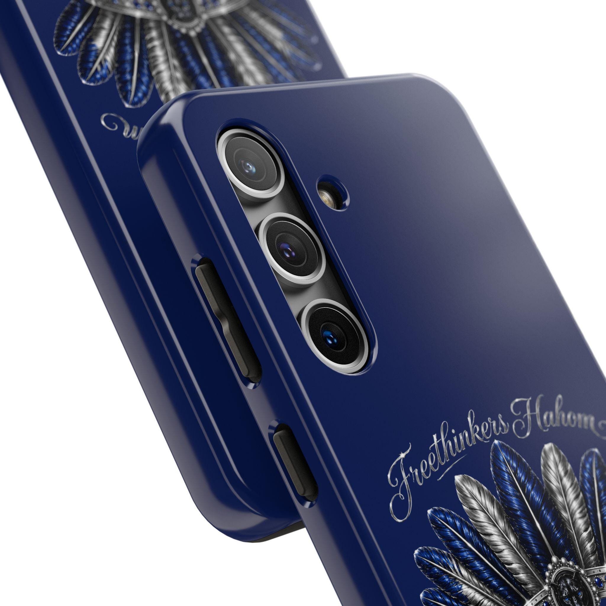 Freethinkers Hahom Tough Phone Case Feather Crown Design, view 9