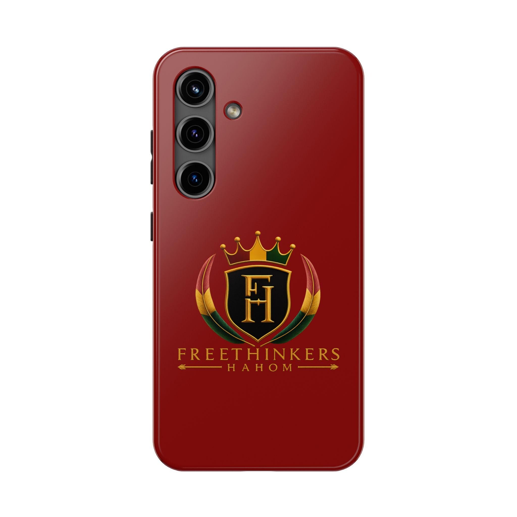 FreeThinkers Hahom Crest phone case Red crown logo tough phone case, view 11