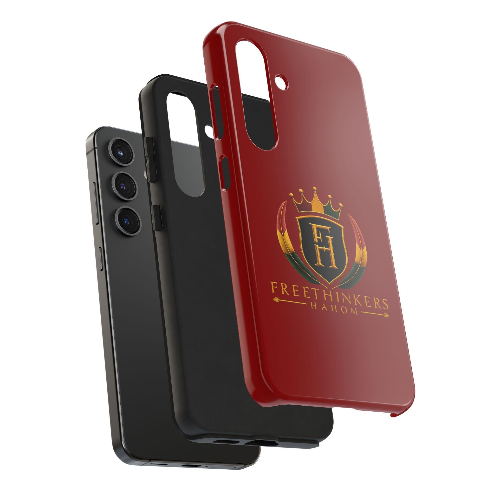 FreeThinkers Hahom Crest phone case Red crown logo tough phone case, view 14