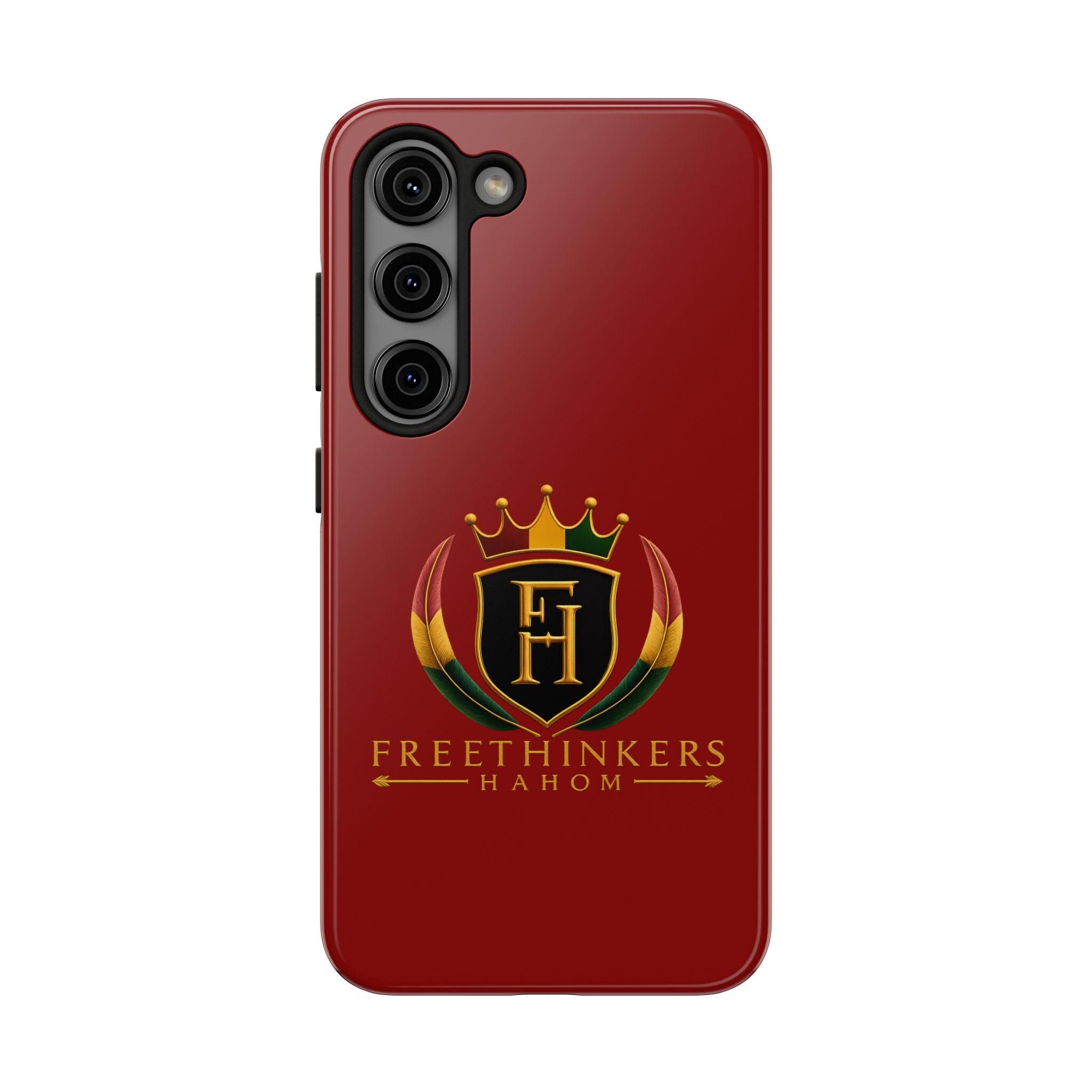 FreeThinkers Hahom Crest phone case Red crown logo tough phone case, view 16