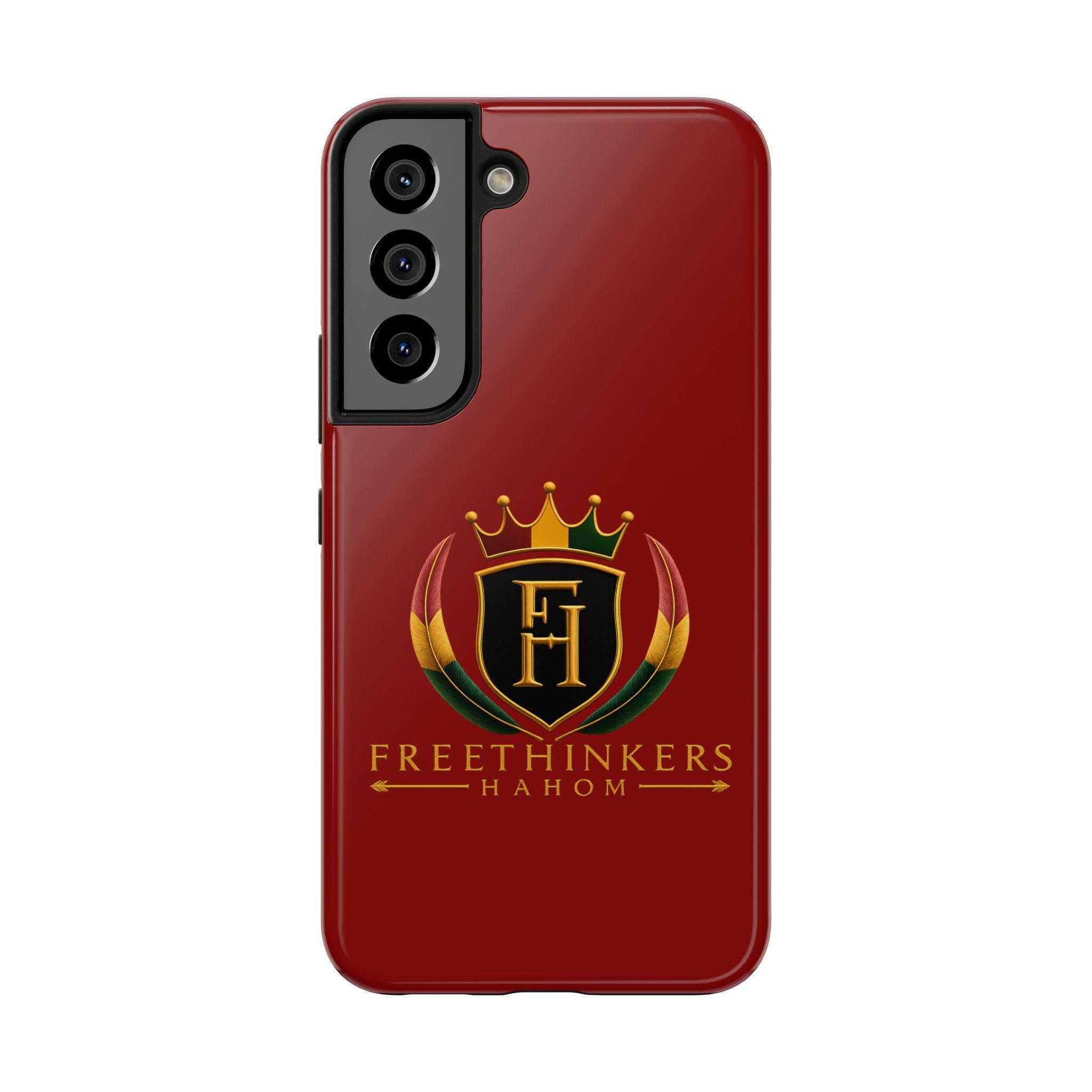 FreeThinkers Hahom Crest phone case Red crown logo tough phone case, view 17