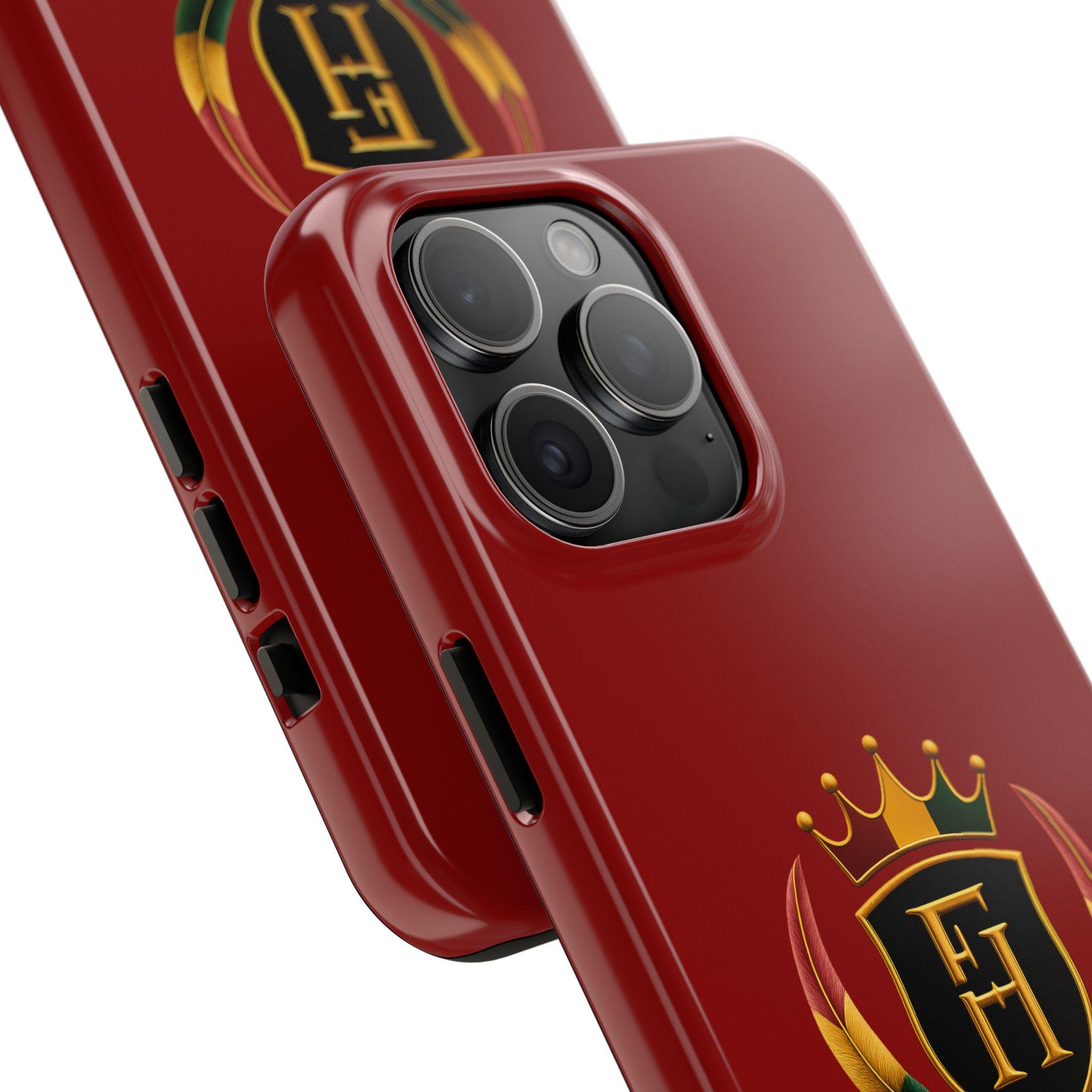 FreeThinkers Hahom Crest phone case Red crown logo tough phone case, view 7