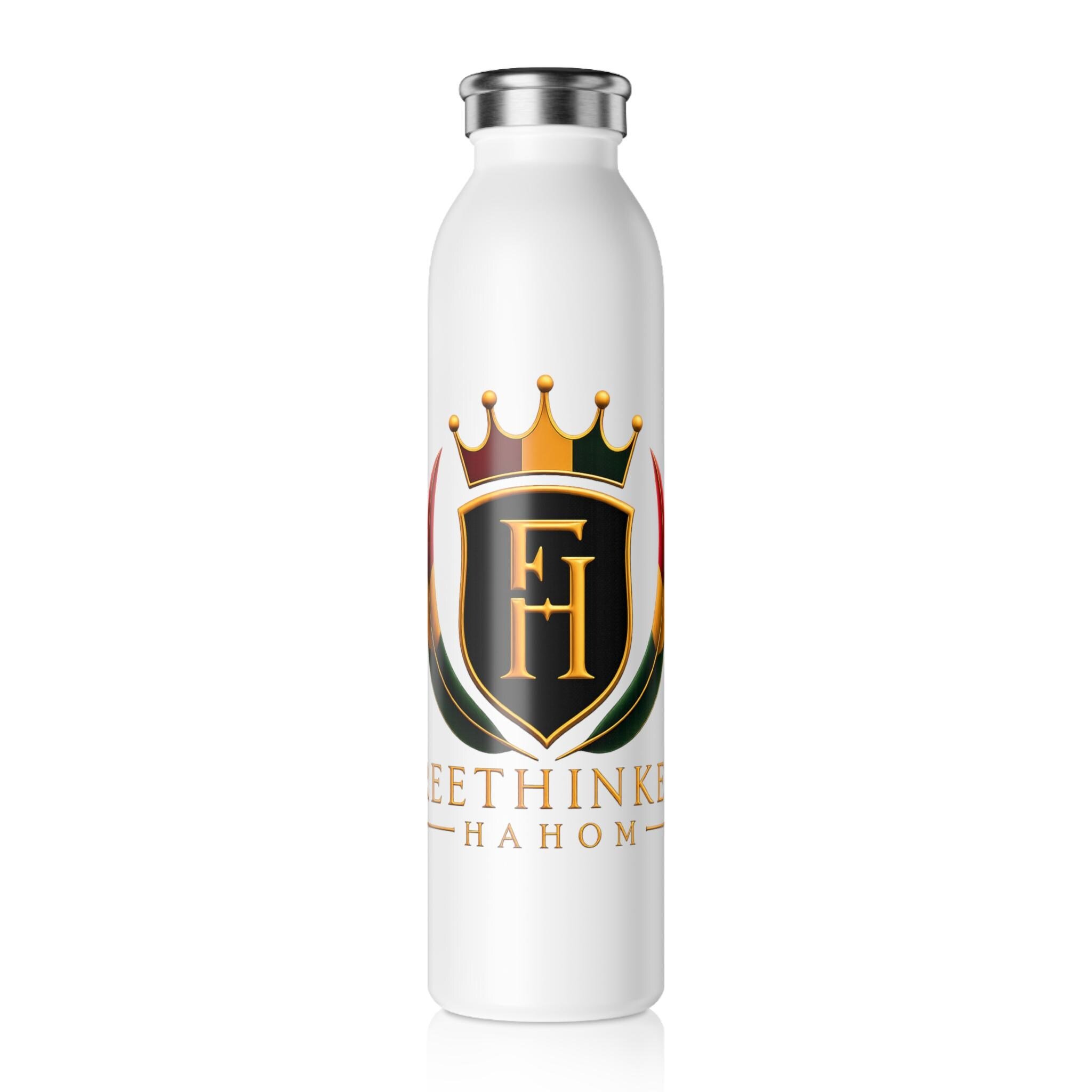 Slim Water Bottle - Freethinkers Hahom Crest Stainless Steel Bottle