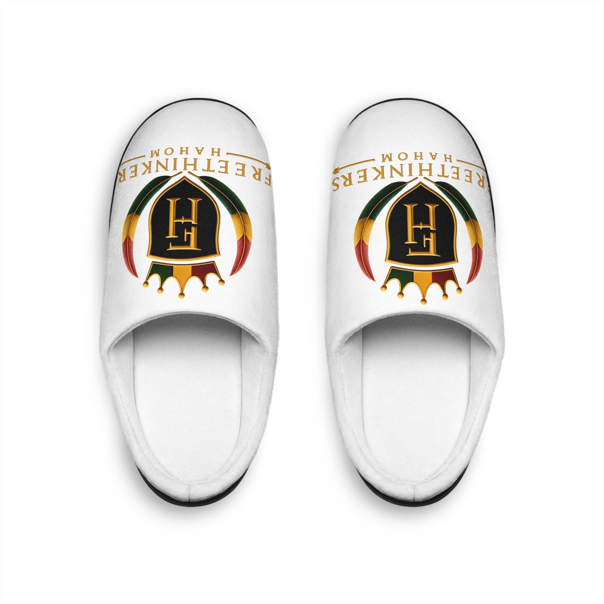 Indoor Slippers — Freethinkers Hahom Crest Cozy House Slides