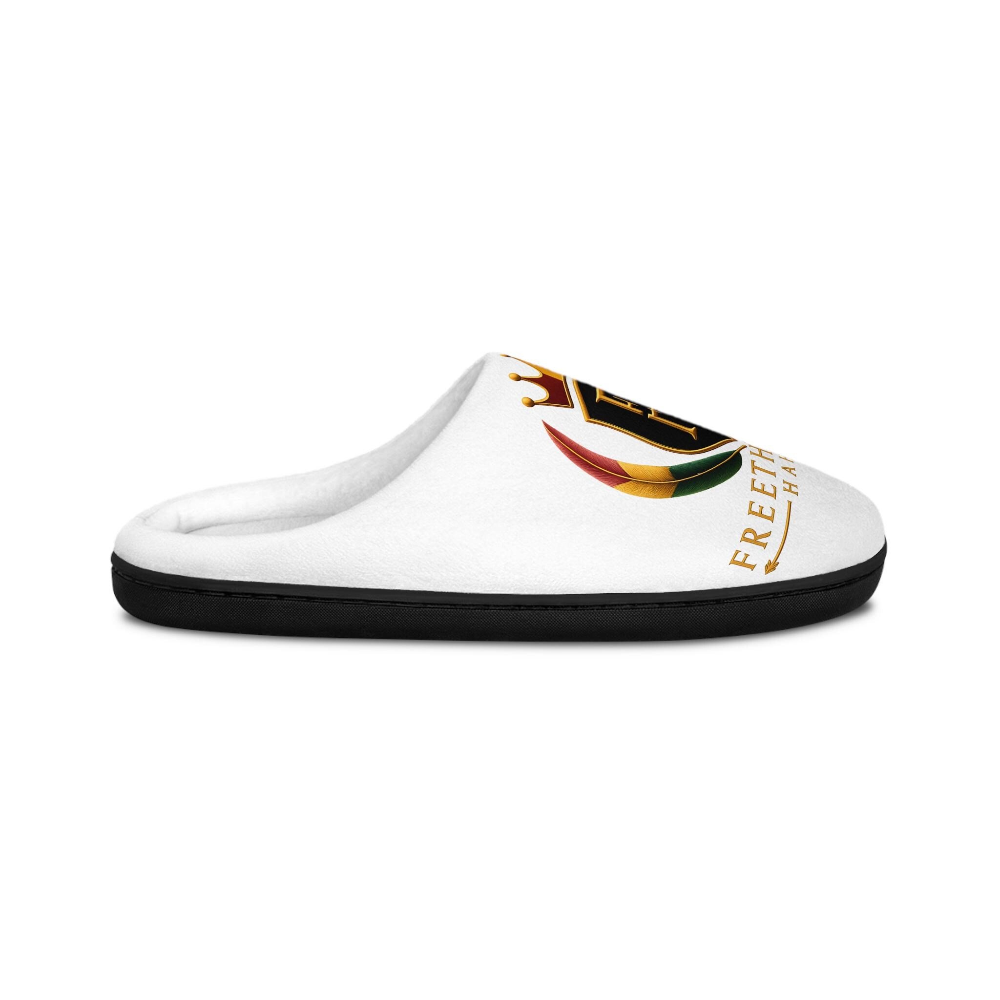 Indoor Slippers — Freethinkers Hahom Crest Cozy House Slides, view 2