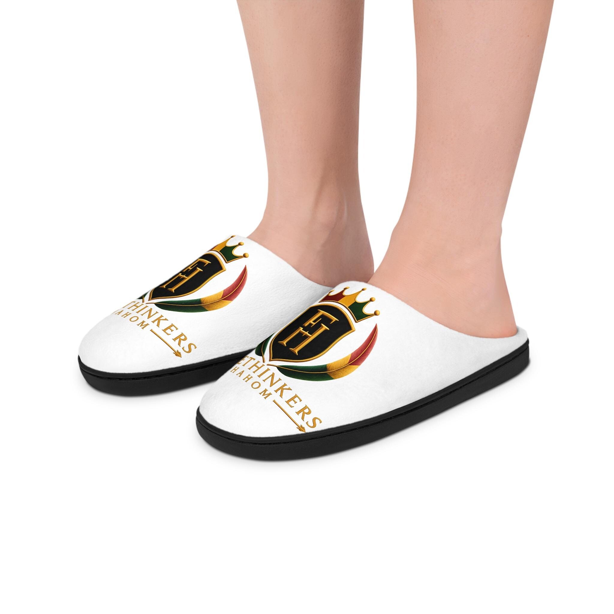 Indoor Slippers — Freethinkers Hahom Crest Cozy House Slides, view 6