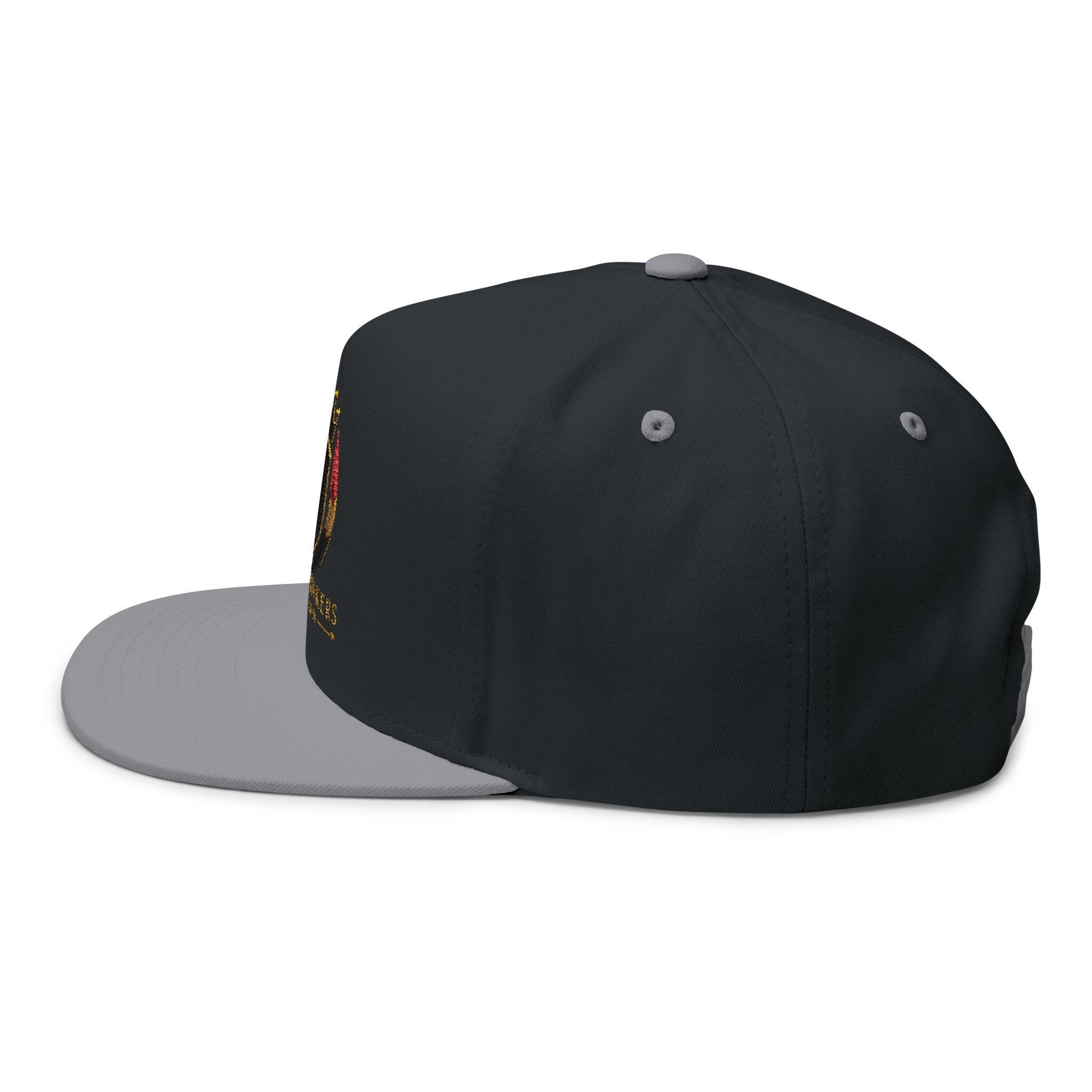 Embroidered 'Freethinkers' Crown Logo Flat Bill Cap, view 11
