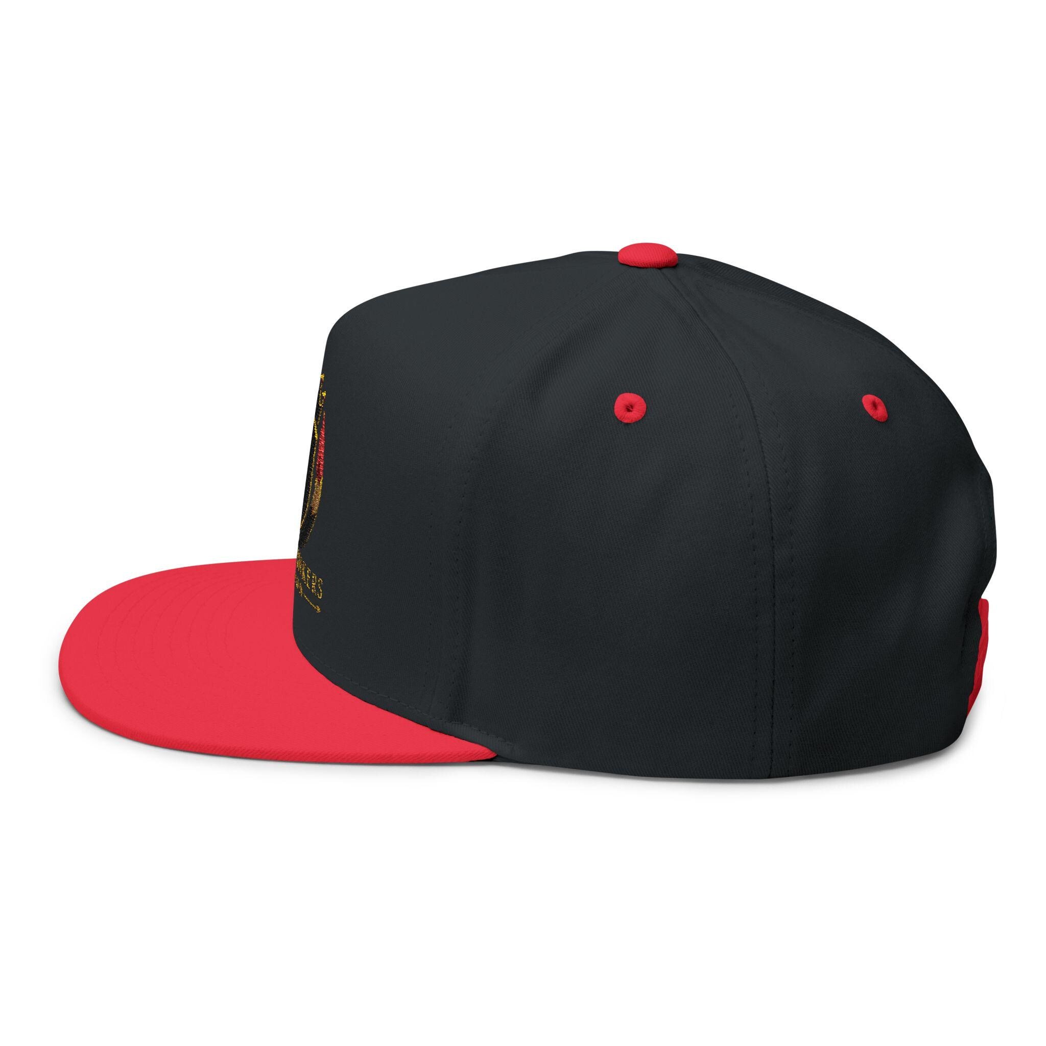 Embroidered 'Freethinkers' Crown Logo Flat Bill Cap, view 15