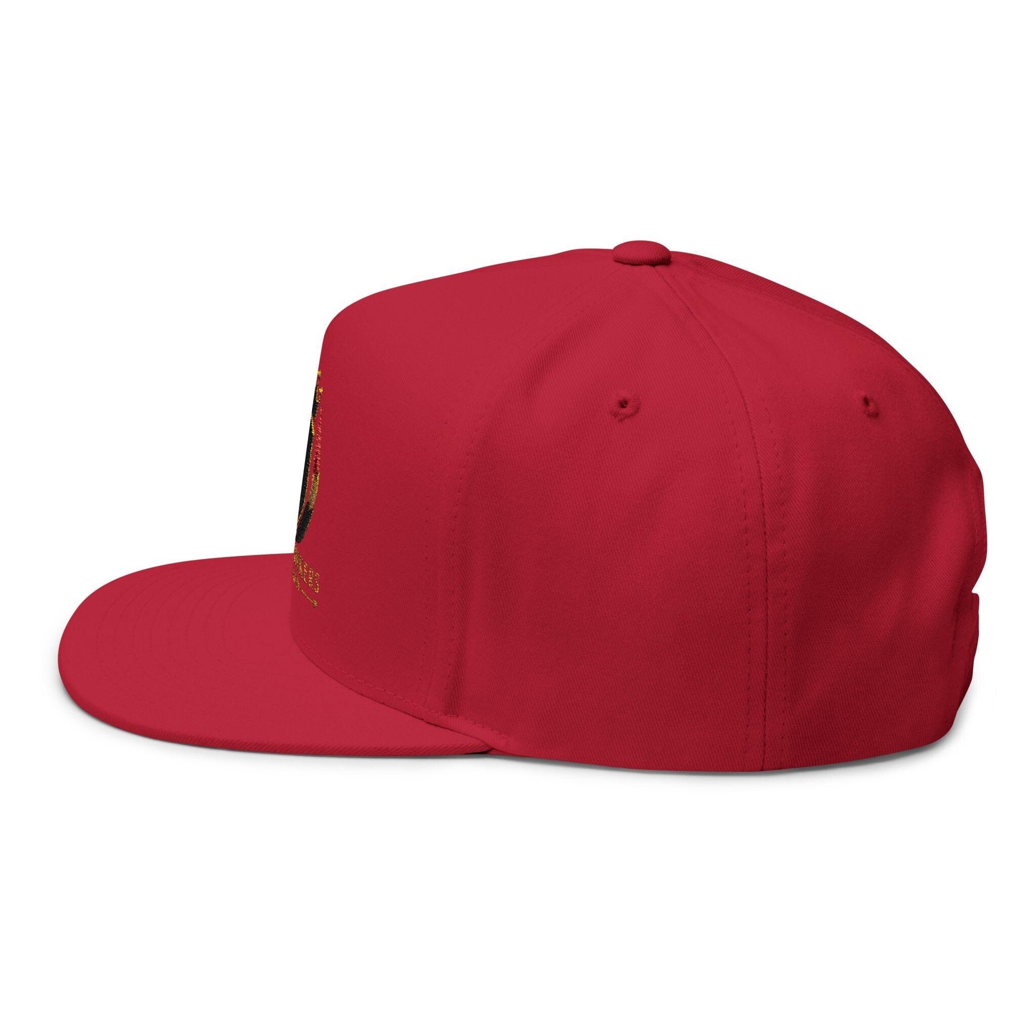 Embroidered 'Freethinkers' Crown Logo Flat Bill Cap, view 19
