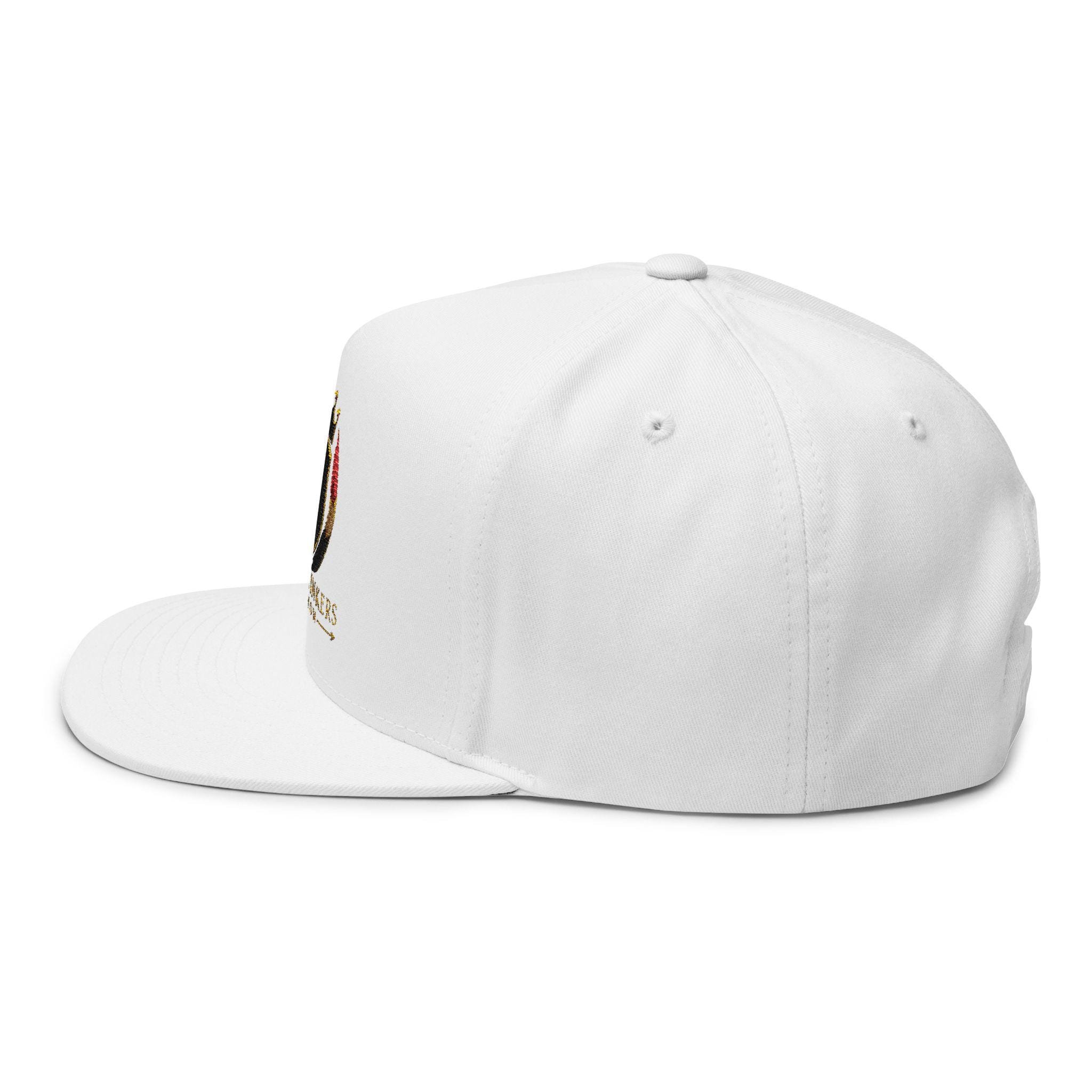 Embroidered 'Freethinkers' Crown Logo Flat Bill Cap, view 3