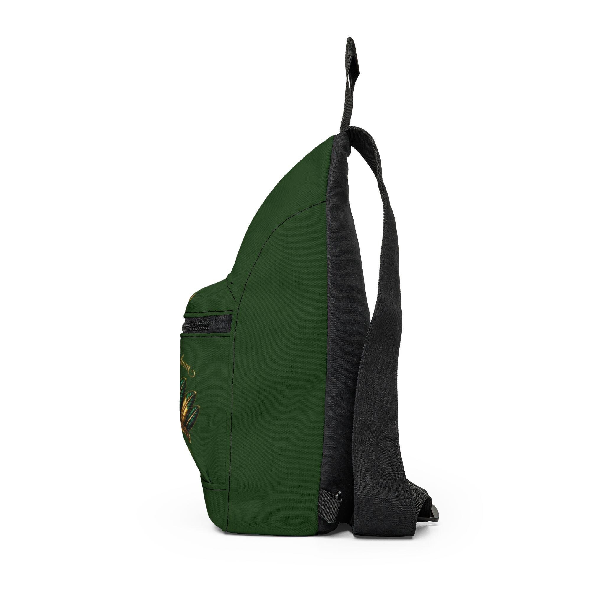 Freethinkers Hahom Sling Bag — Wear Your Crown Feather Crown Crossbody, view 2