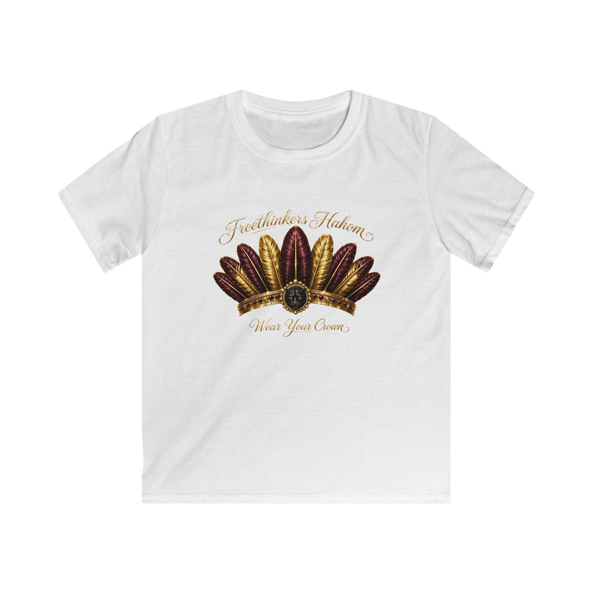 Kids Tee — 'Feathered Crown Graphic