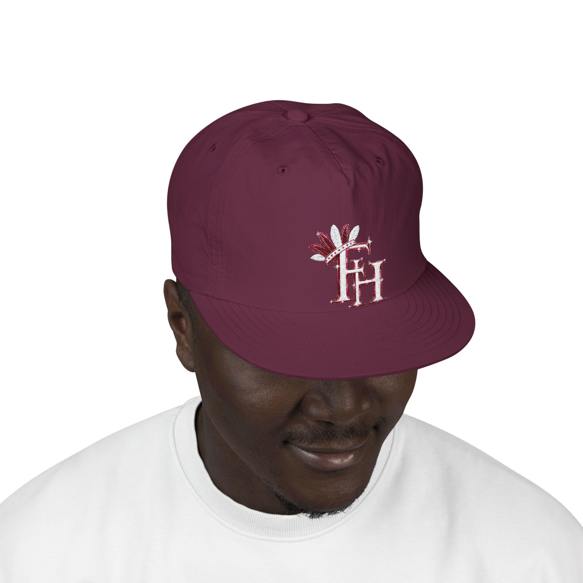 Freethinkers Hahom Initials Feather Headdress Surf Cap Embroidered