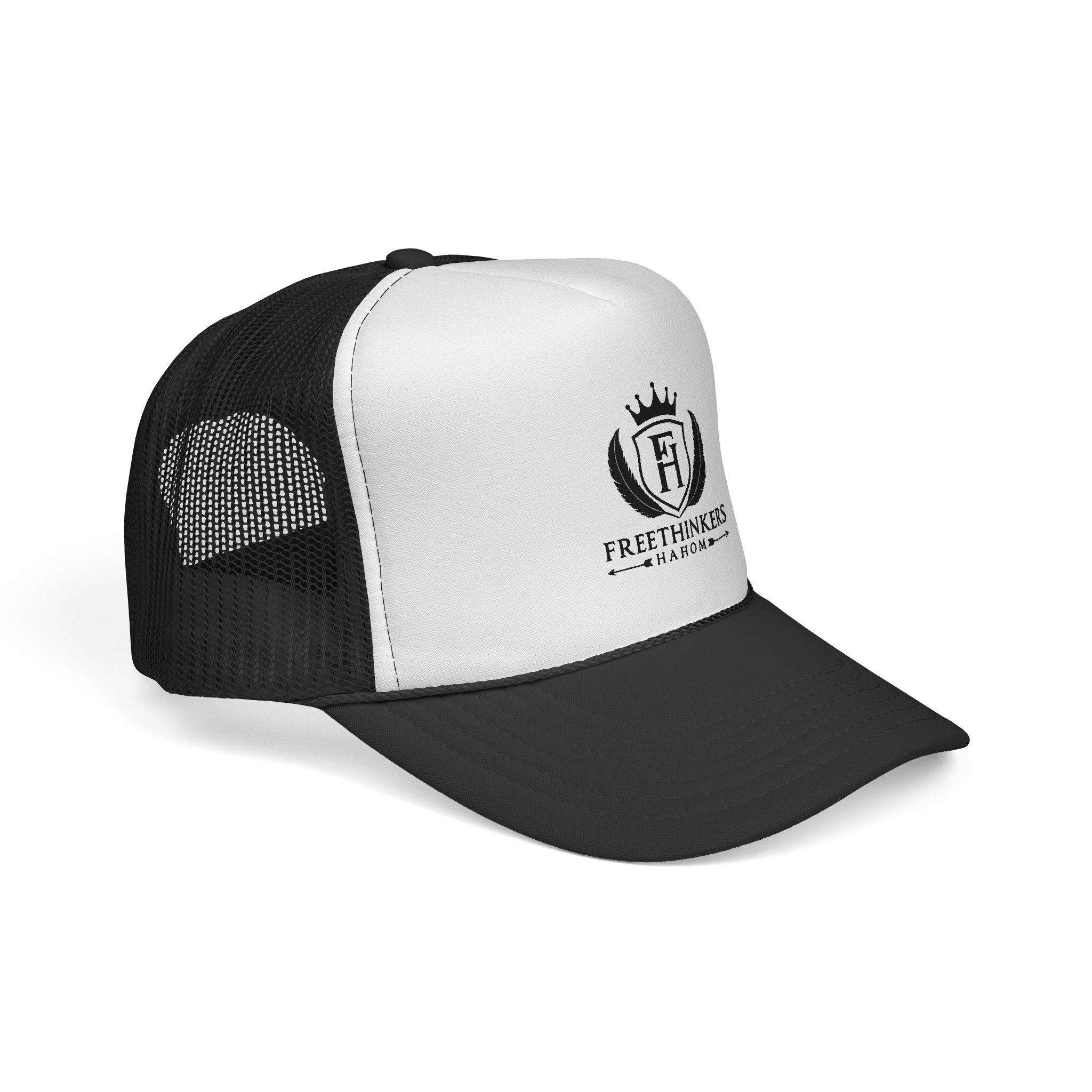 Freethinkers Hahom Trucker Cap Retro Crest Mesh Back Hat, view 2