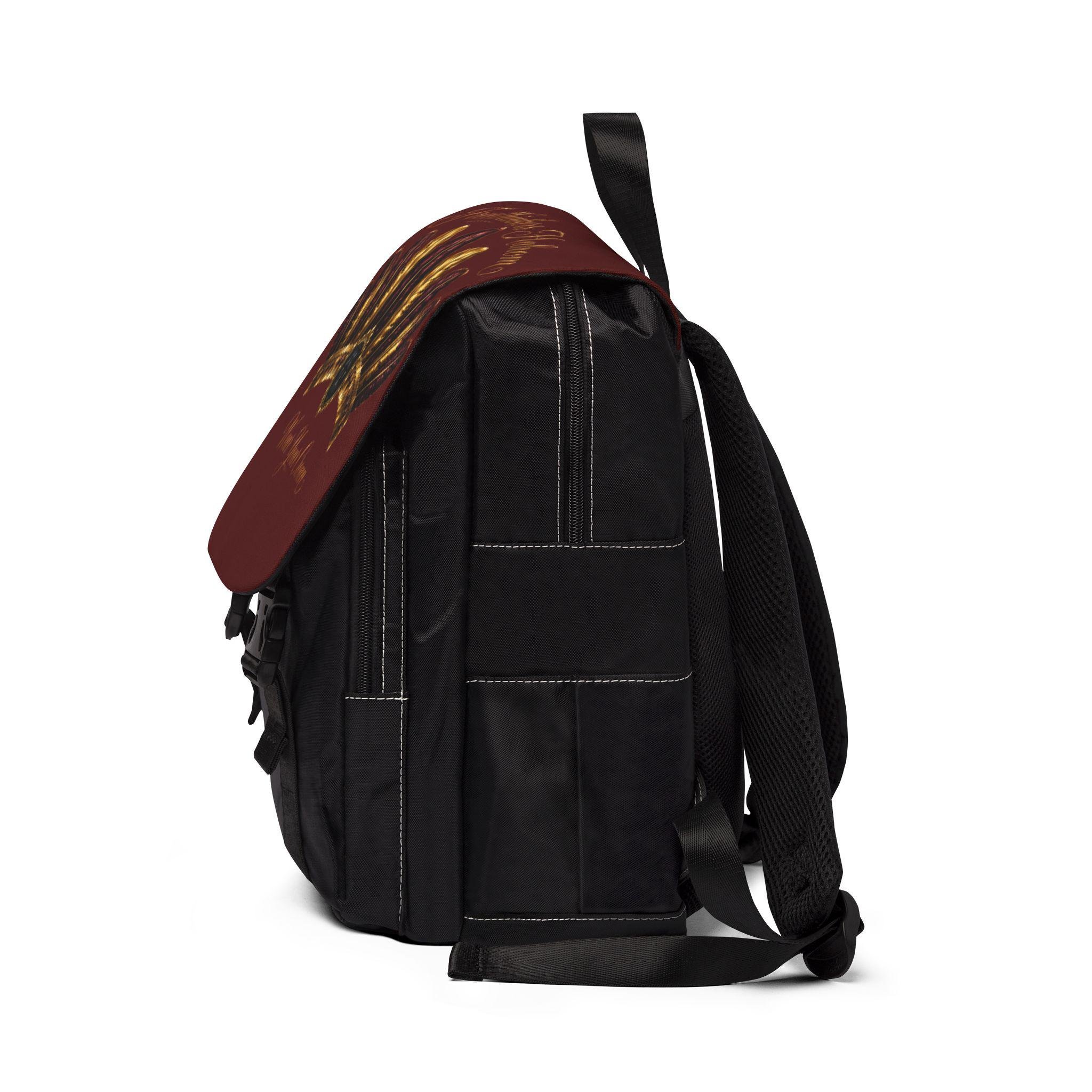 Wear Your Crown Backpack Regal Feather Crown Shoulder Backpack, view 3