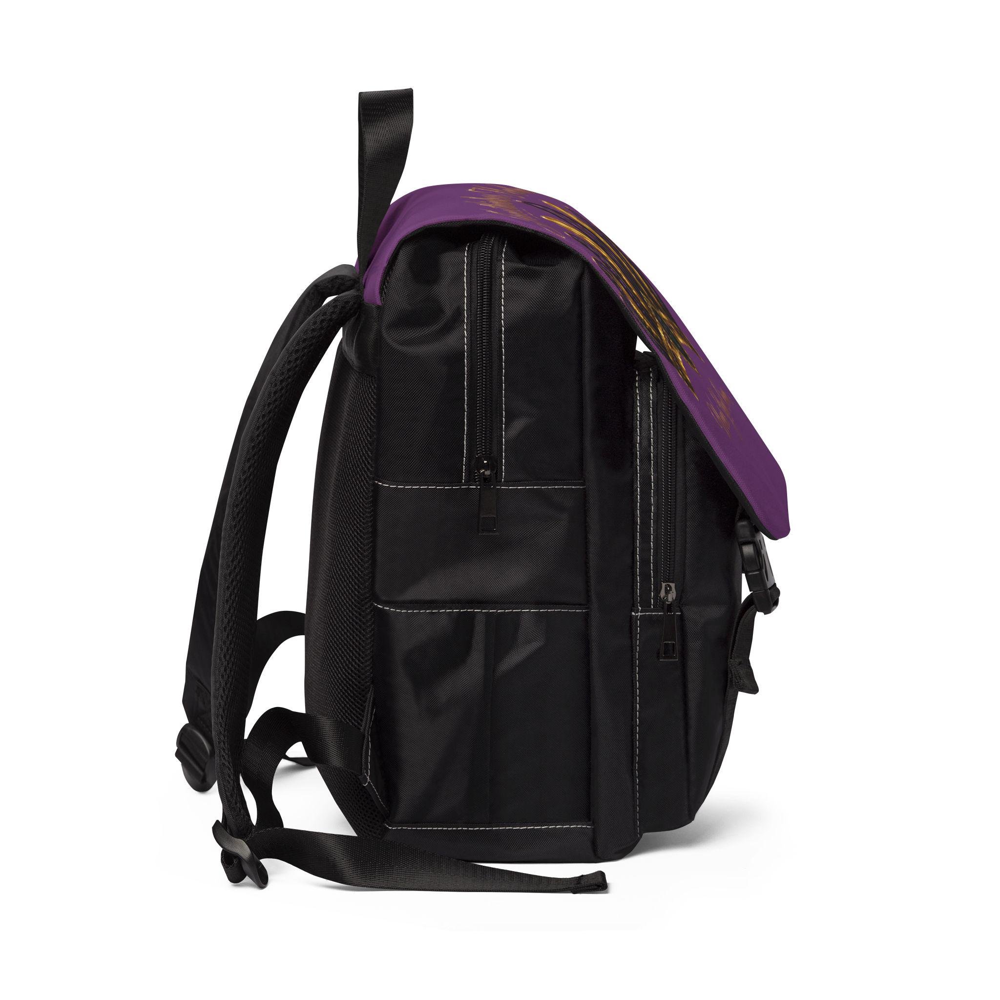 Wear Your Crown Purple Feather Crown Backpack, view 5
