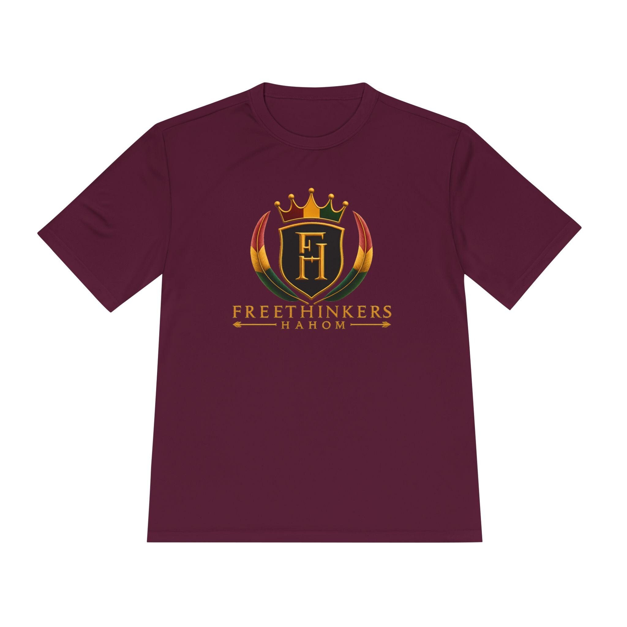 Free Thinkers Hahom Crest Logo Tee Moisture-Wicking Performance T-Shirt