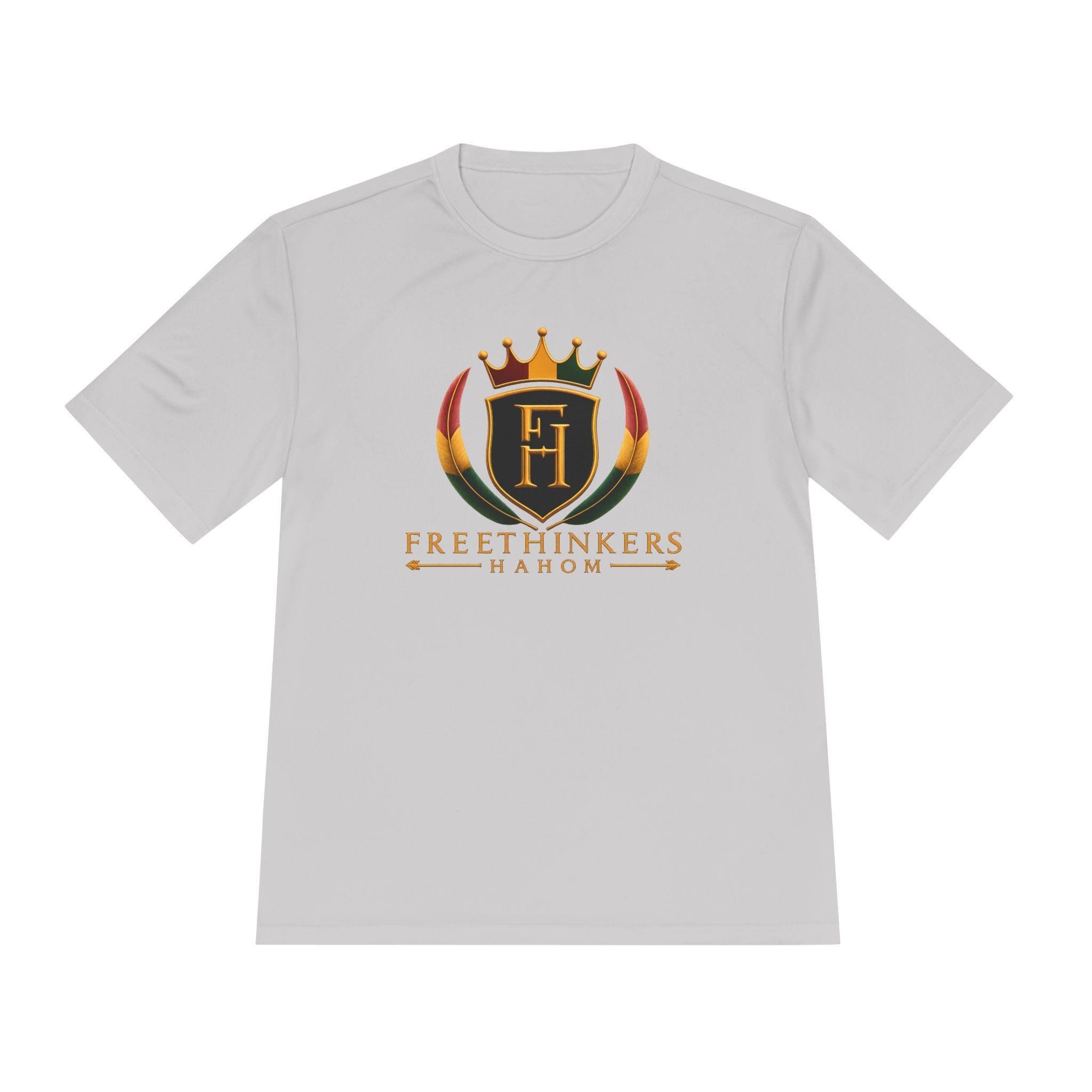 Free Thinkers Hahom Crest Logo Tee Moisture-Wicking Performance T-Shirt, view 3