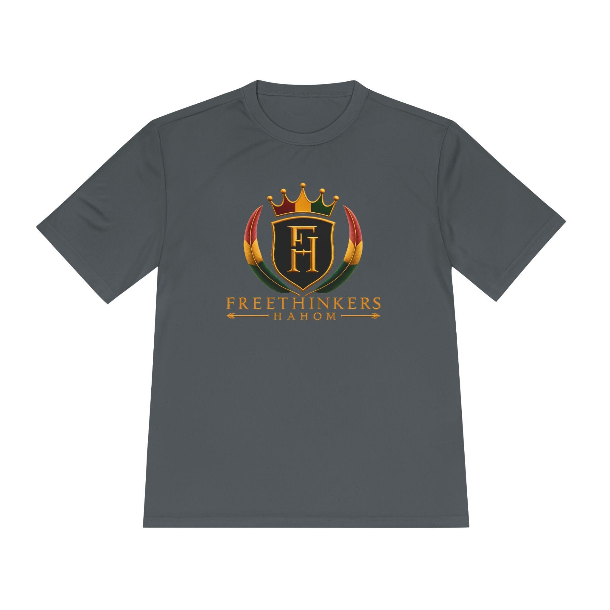 Free Thinkers Hahom Crest Logo Tee Moisture-Wicking Performance T-Shirt, view 4
